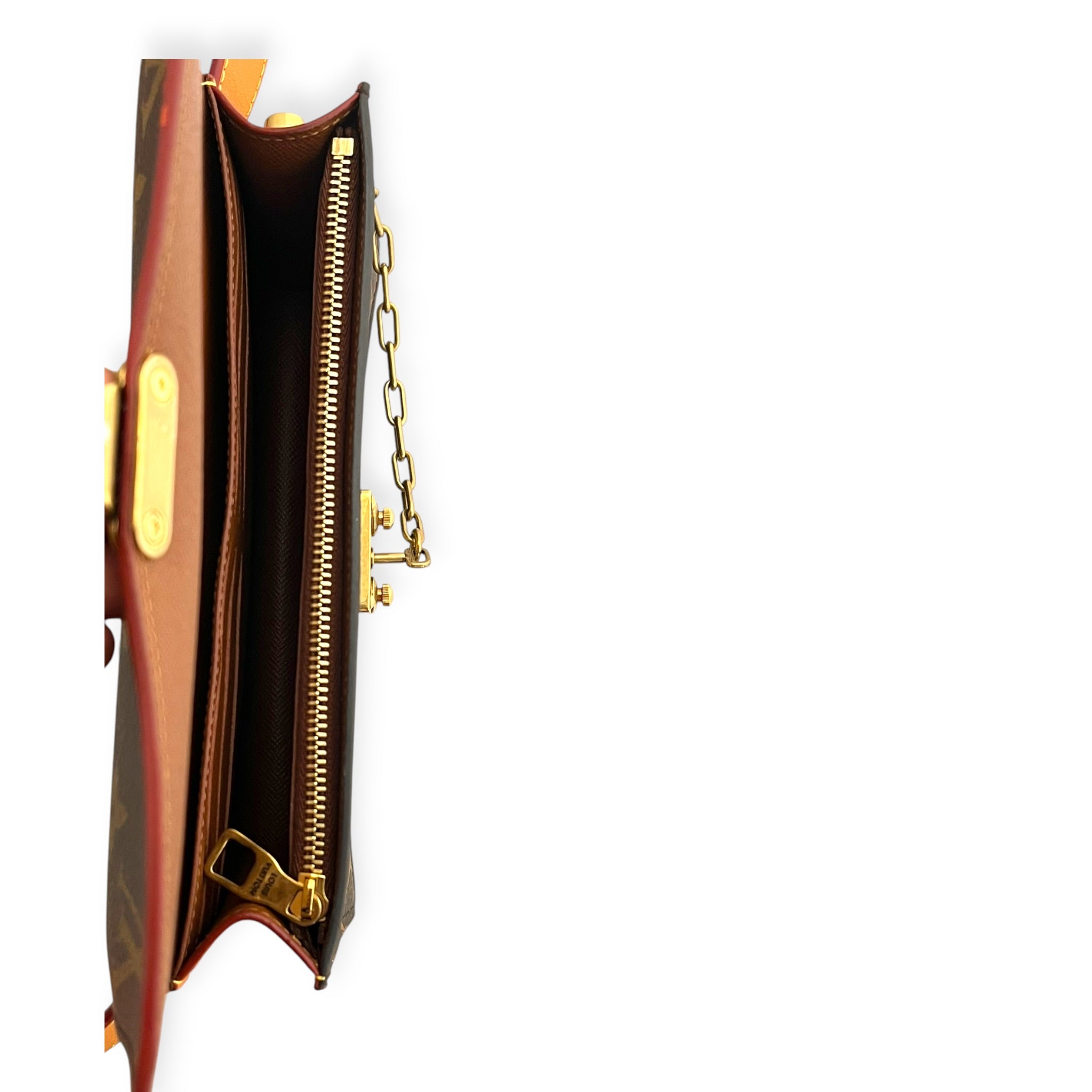 LOUIS VUITTON/Bag/Monogram/Cotton/BRW/LOCK BELT BAG view 7