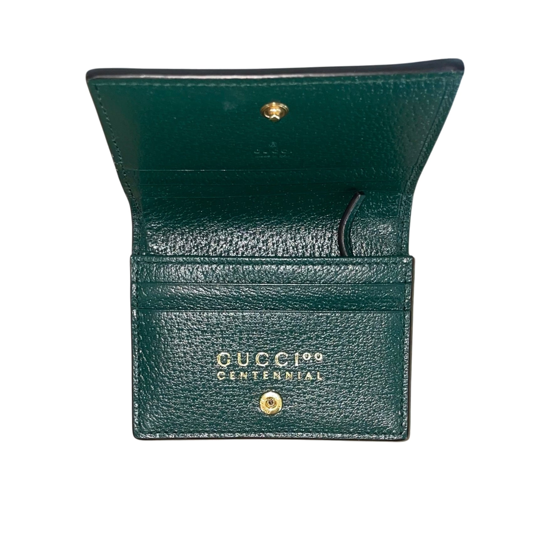 GUCCI/Bifold Wallet/Floral Pattern/Cotton/GRN/L's/GUCCI 100 CENTENNIAL GG RAINBO view 4