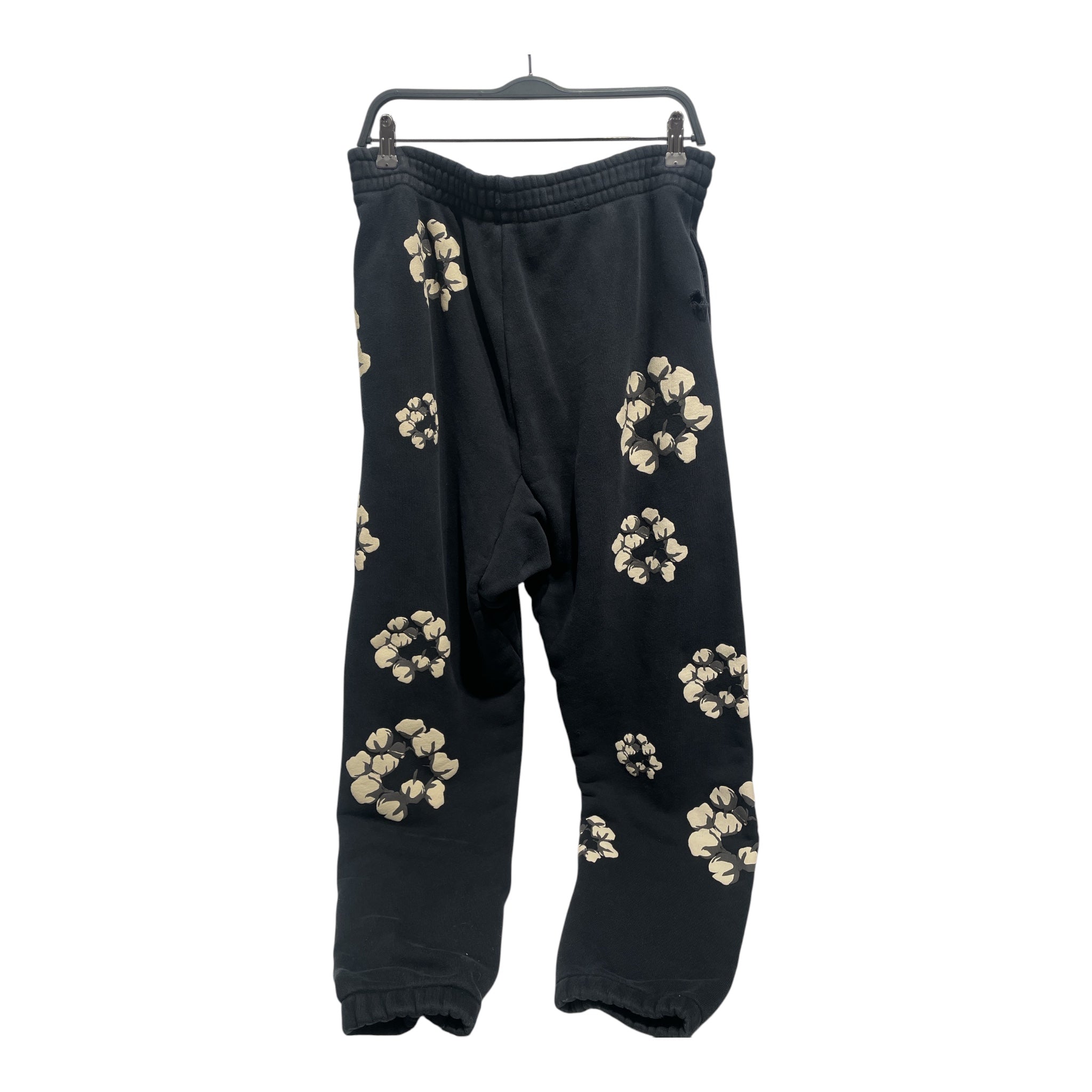 DENIM TEARS/CACTUS PLANT FLEA MARKET/Skinny Pants/XL/Cotton/BLK/Cotton Wreath Joggers view 2