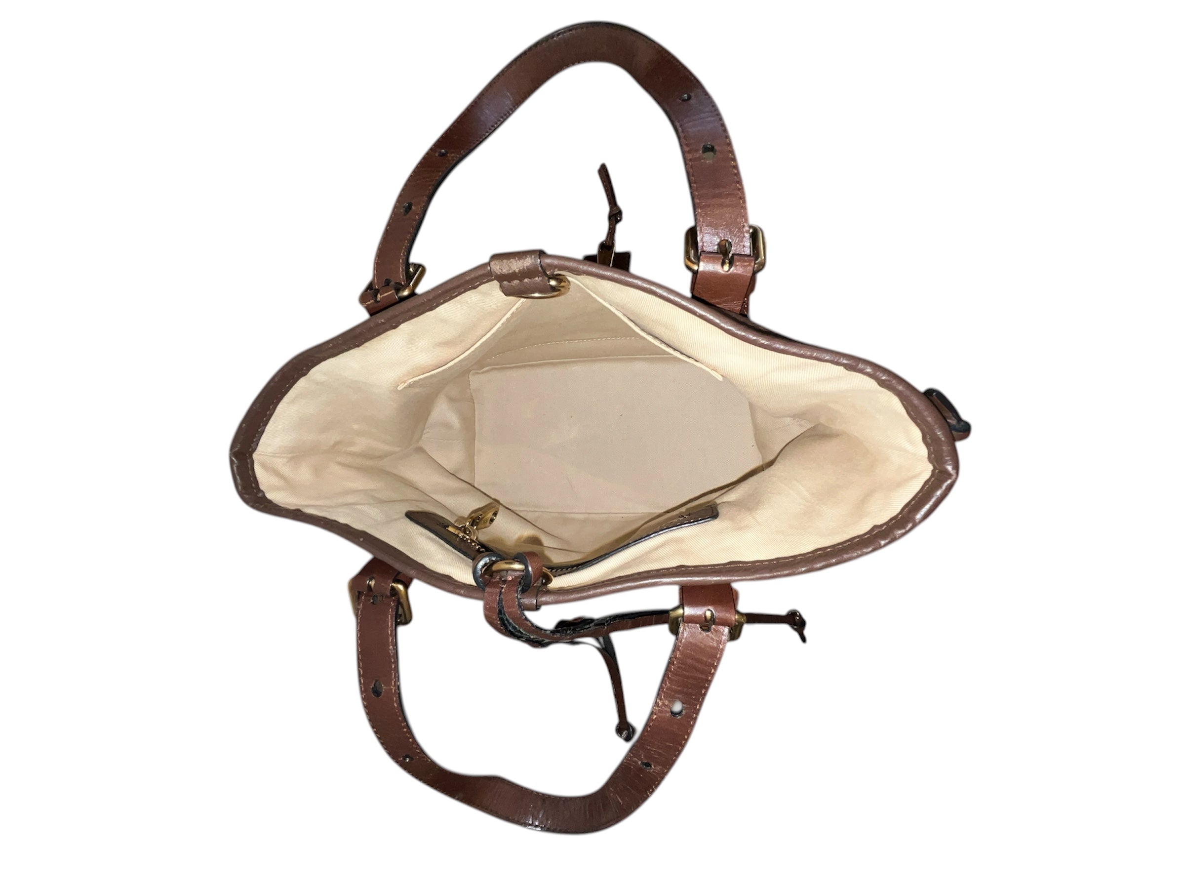 Chloe/Hand Bag/Leather/BRW/Ellen Leather Zipper bag view 4
