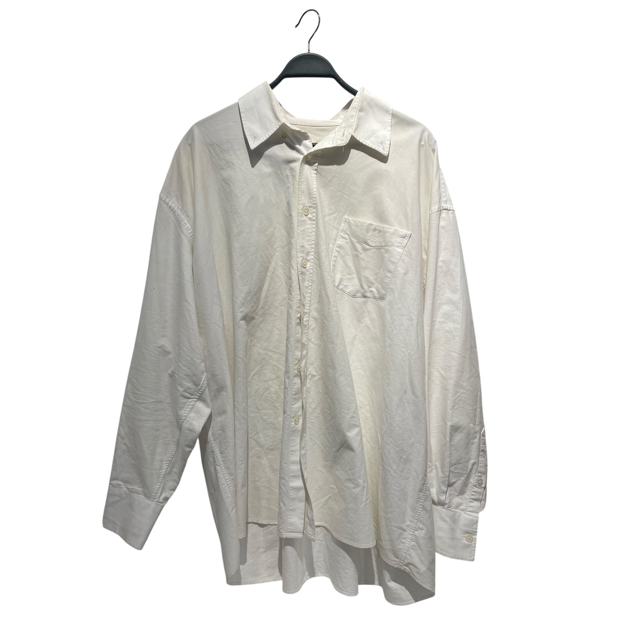 OUR LEGACY/LS Shirt/XXL/Cotton/WHT/BORROWED BD SHIRT view 1
