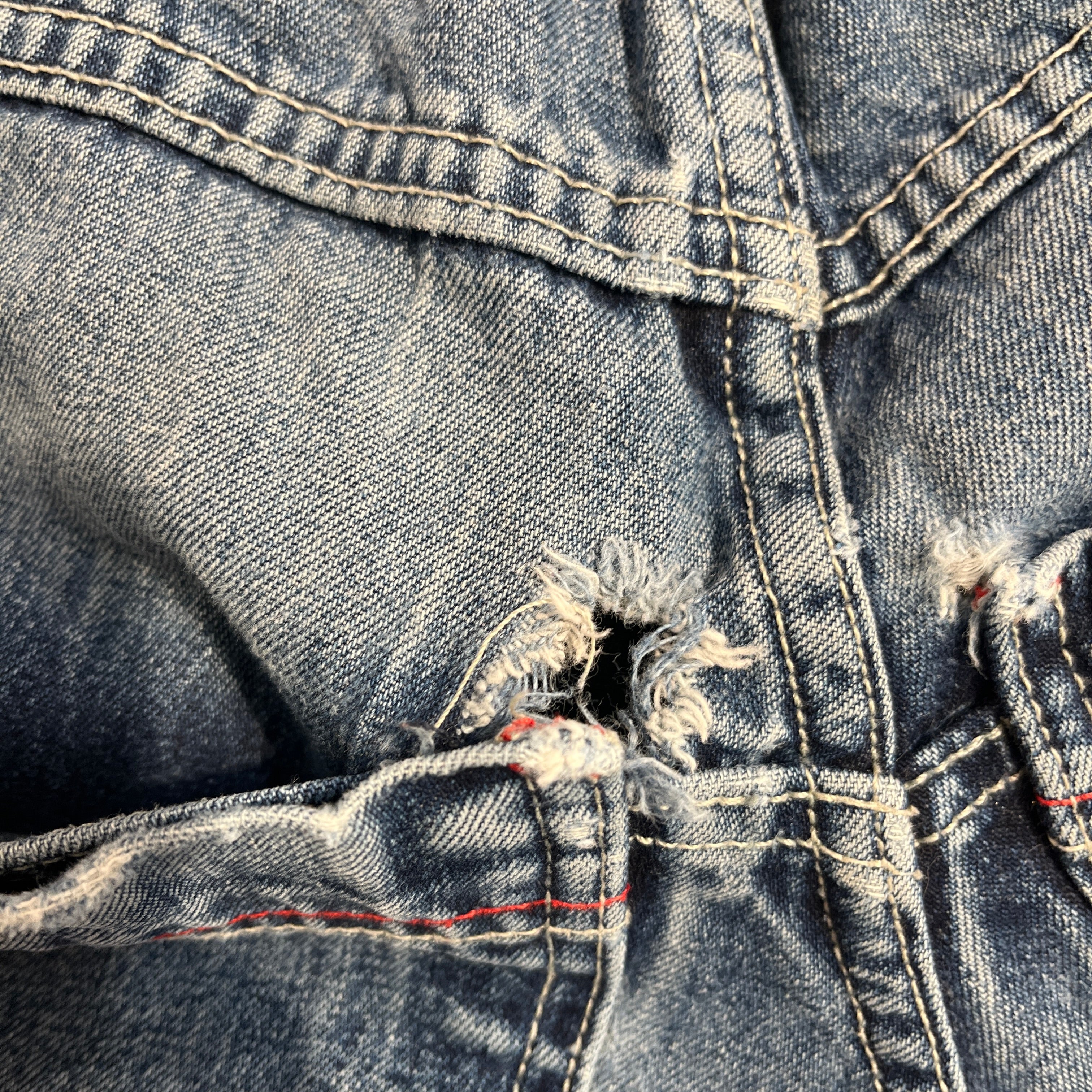 Vintage/Straight Pants/30/Denim/BLU/(AS IS) Target Logo On Back view 5
