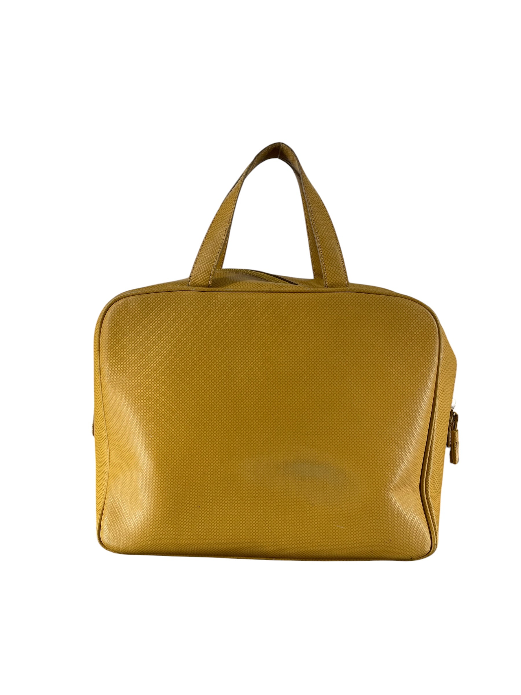 BOTTEGA VENETA/Hand Bag/Leather/YEL/BOSTON BAG TOP HANDLE view 1