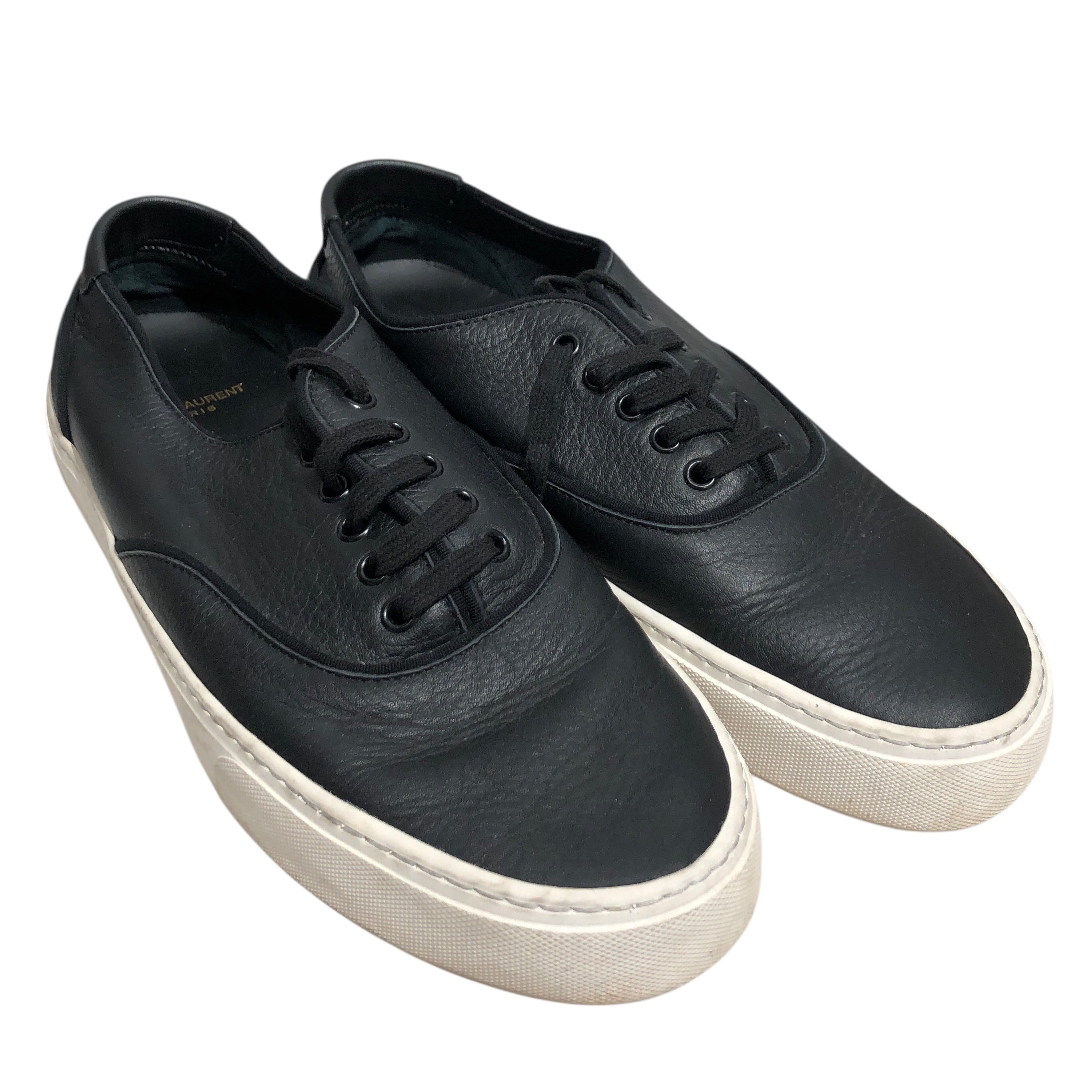 SAINT LAURENT/Low-Sneakers/EU 44/Leather/BLK/ view 1