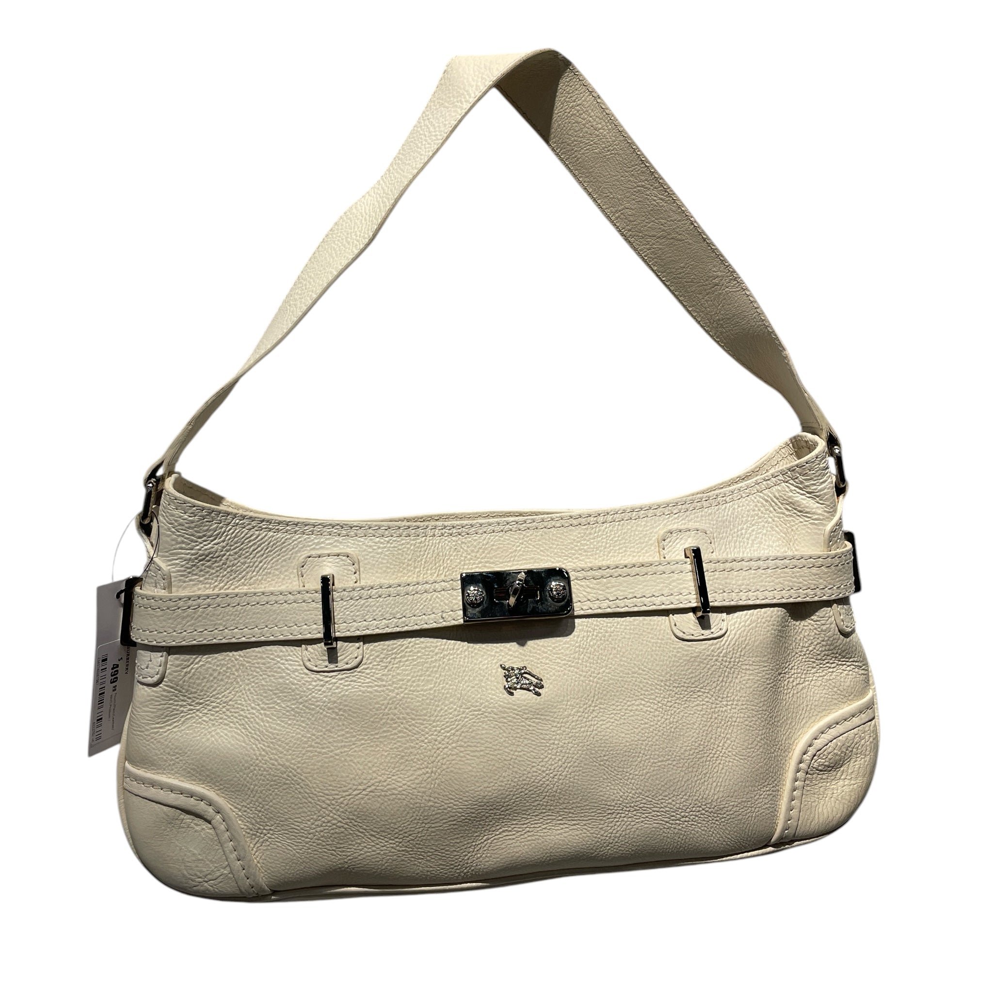BURBERRY/Pouch/Leather/WHT/Prosum view 1