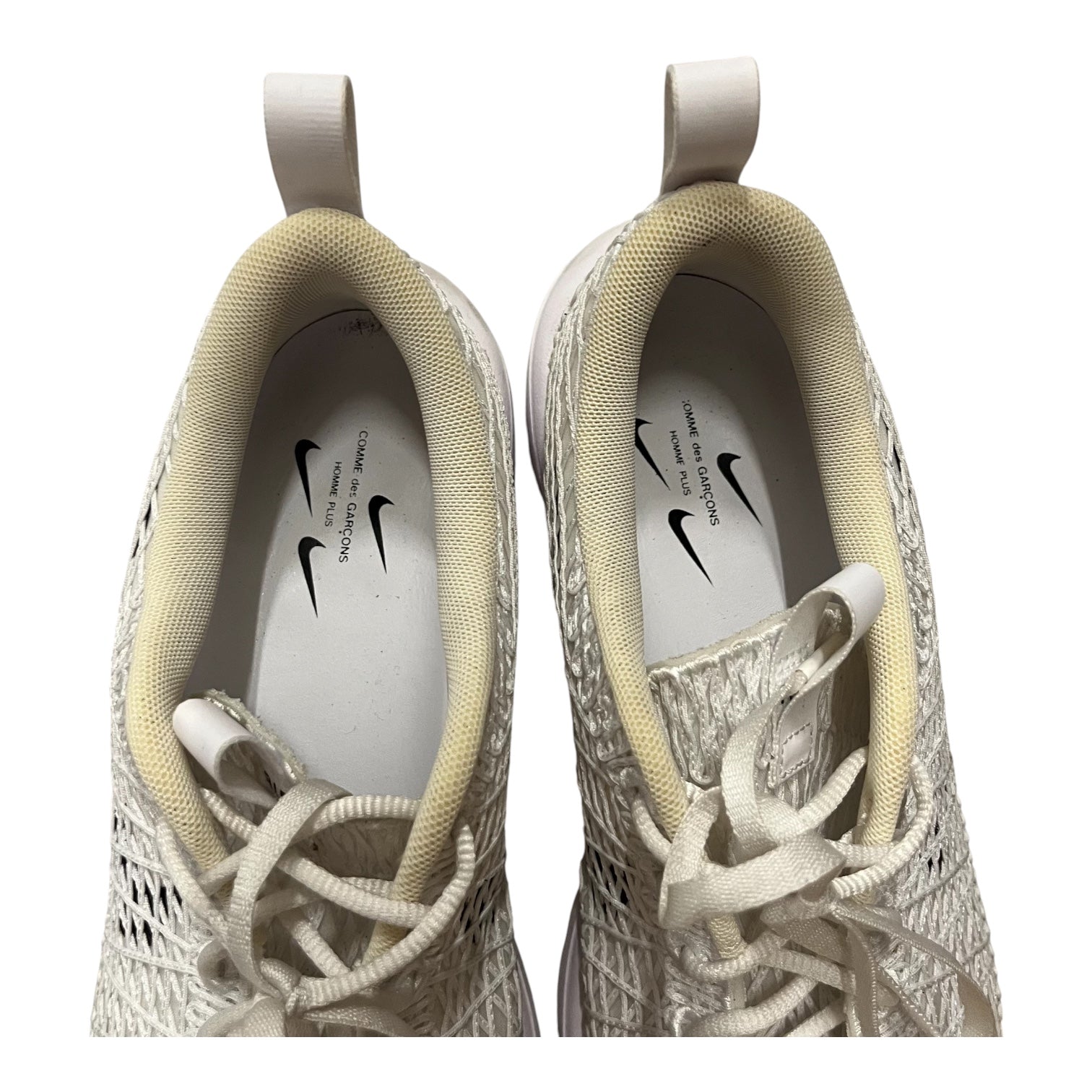 COMME des GARCONS/NIKE/Low-Sneakers/US 8/Cotton/WHT/ view 3