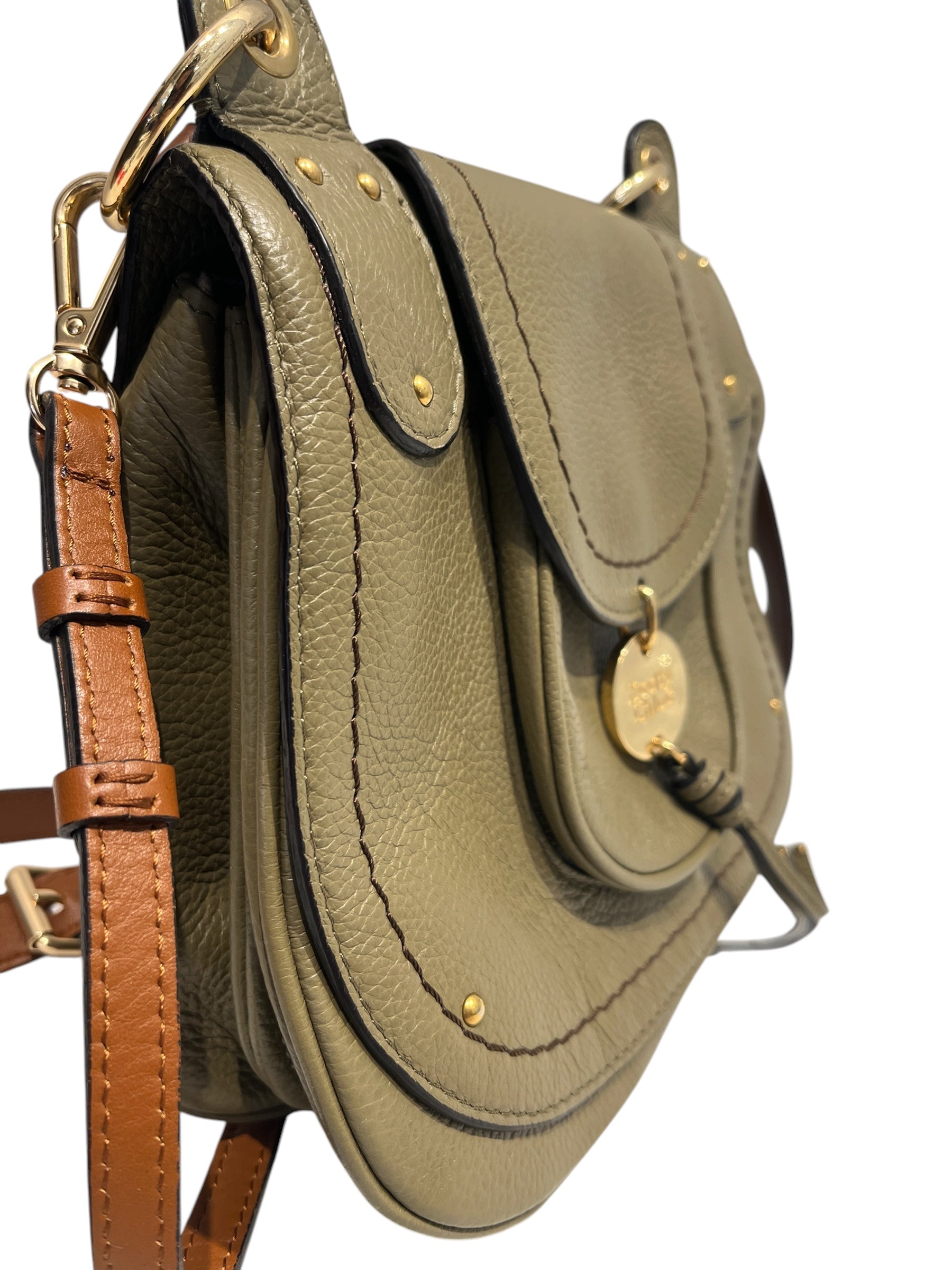 SEE BY CHLOE/Cross Body Bag/Leather/KHK/SUSIE SADDLE BAG view 4