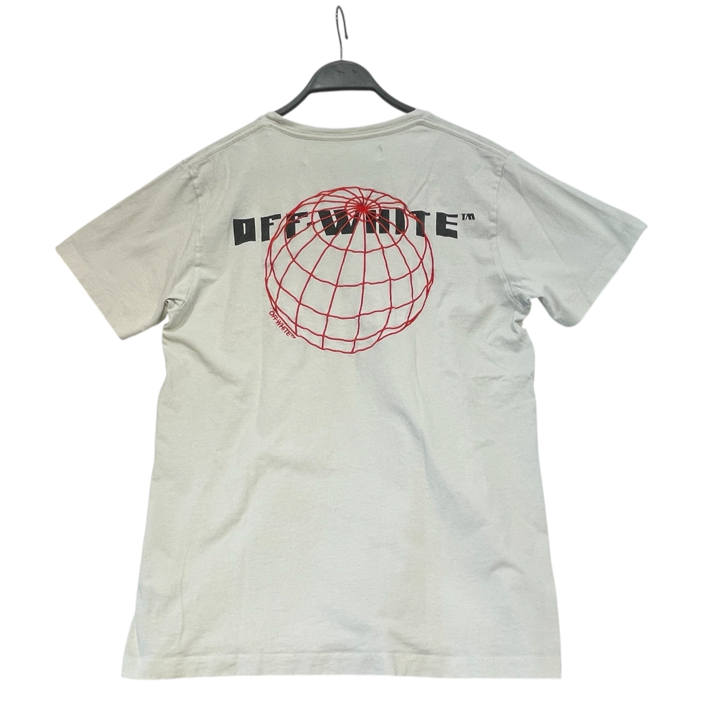 OFF-WHITE/T-Shirt/S/Cotton/WHT/Graphic/clover t shirt view 2
