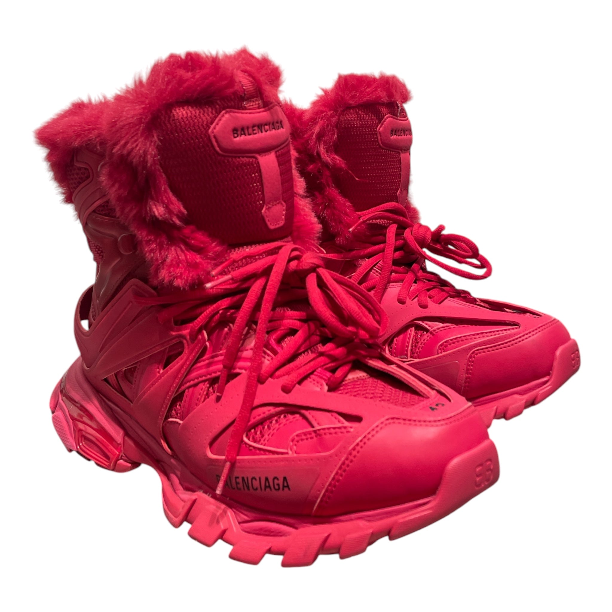 BALENCIAGA/Hi-Sneakers/Nylon/RED/BALENCIAGA /RED/Track hike/10. view 1