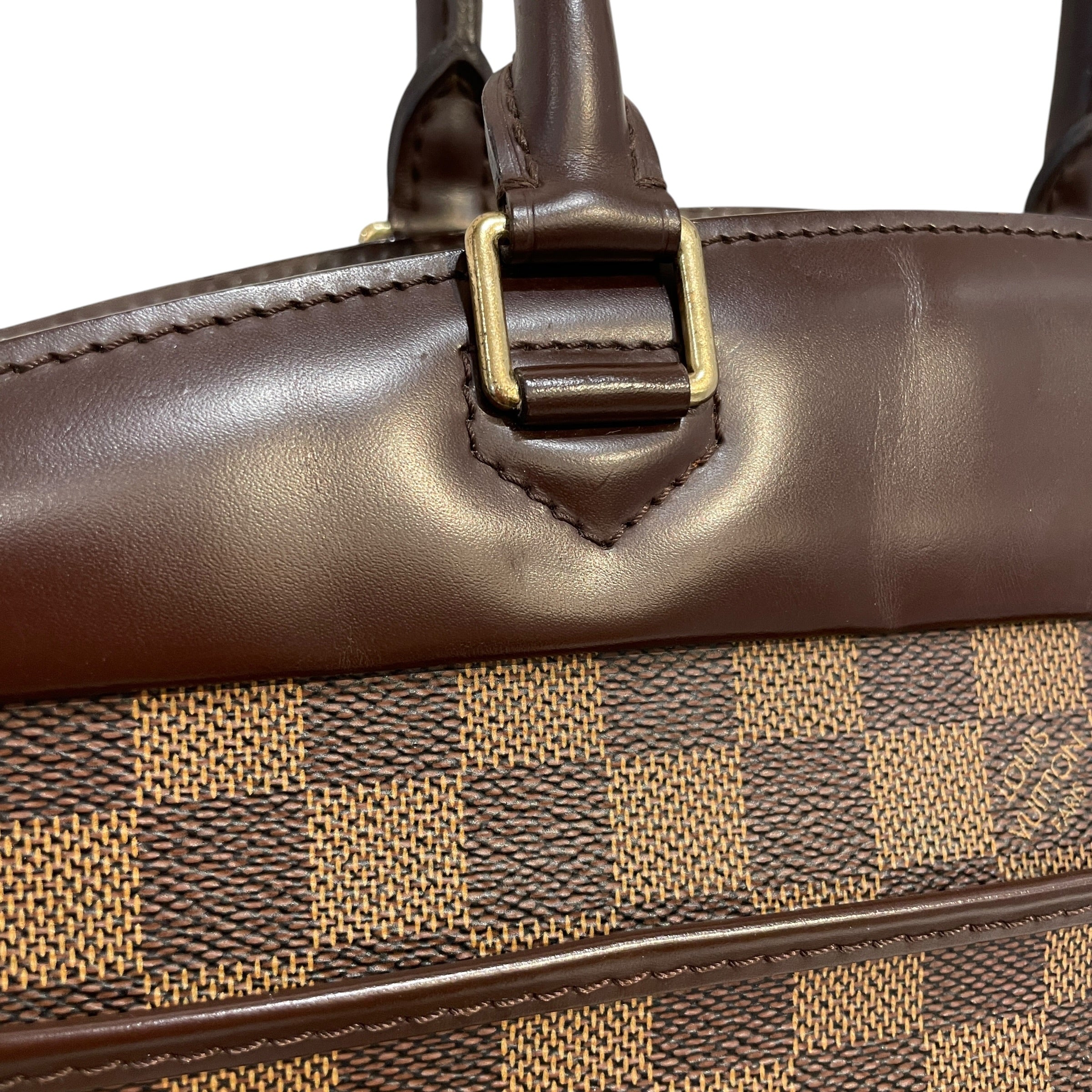 LOUIS VUITTON/Hand Bag/Leather/BRW/Damier Riviera view 6