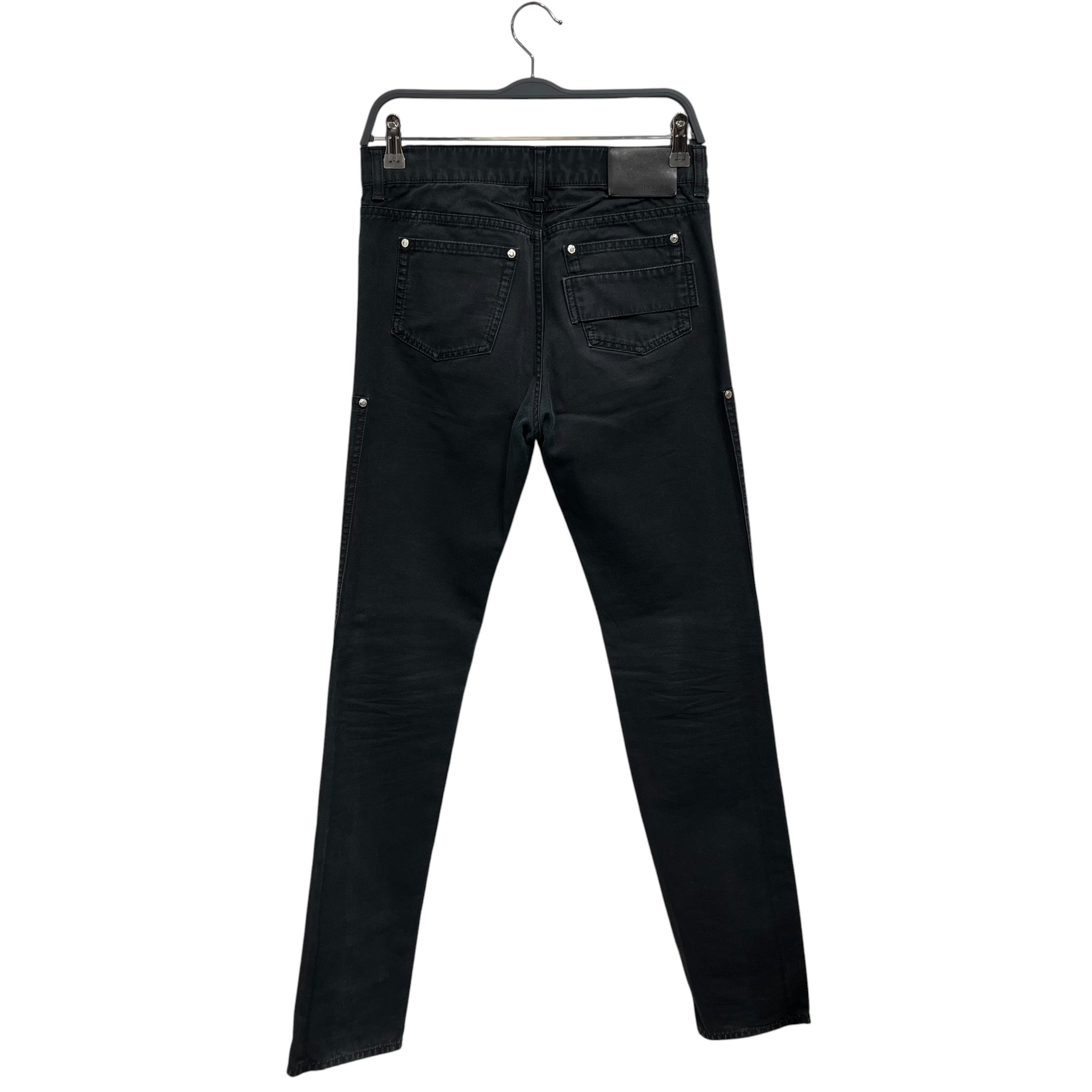 GIVENCHY/Cargo Pants/29/Denim/BLK/carpenter view 2