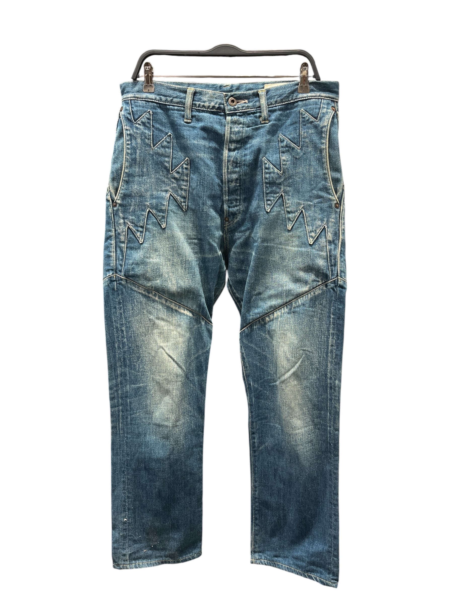 KAPITAL/Straight Pants/Denim/BLU/ view 1