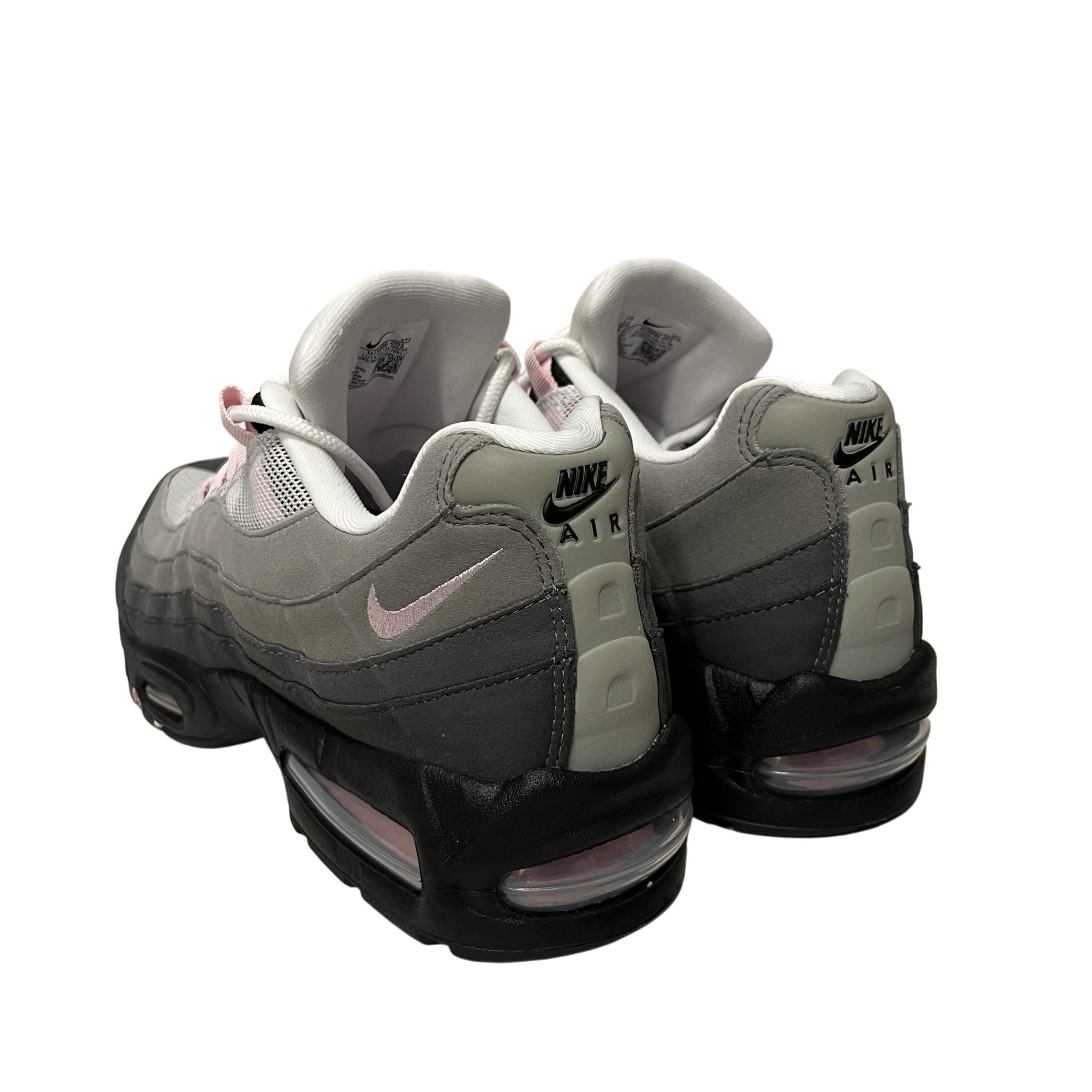 NIKE/Hi-Sneakers/US 13/Suede/GRY/air max 95 pink foam view 2