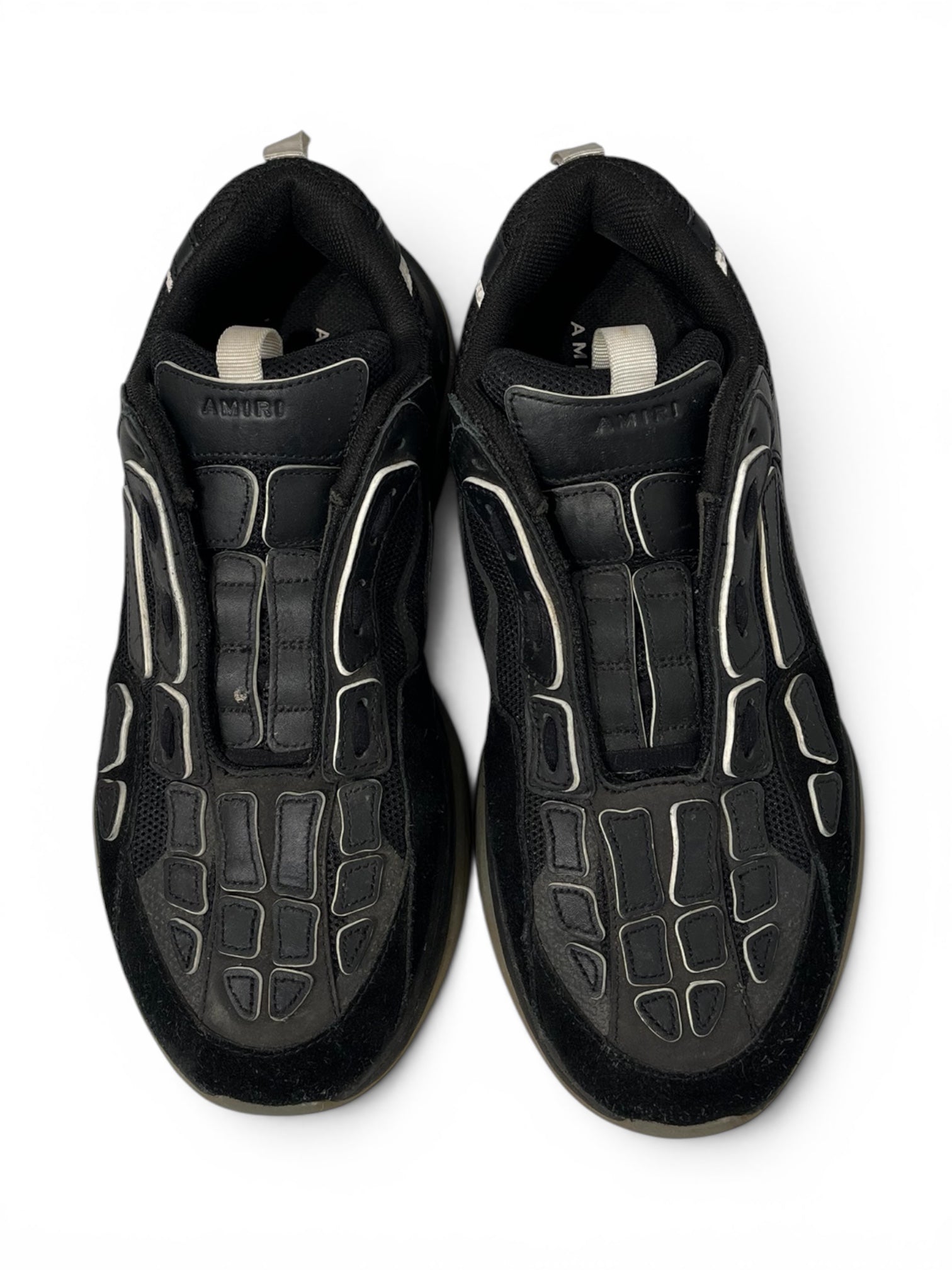 AMIRI/Low-Sneakers/EU 46/Suede/BLK/BONE RUNNERS BLK view 4
