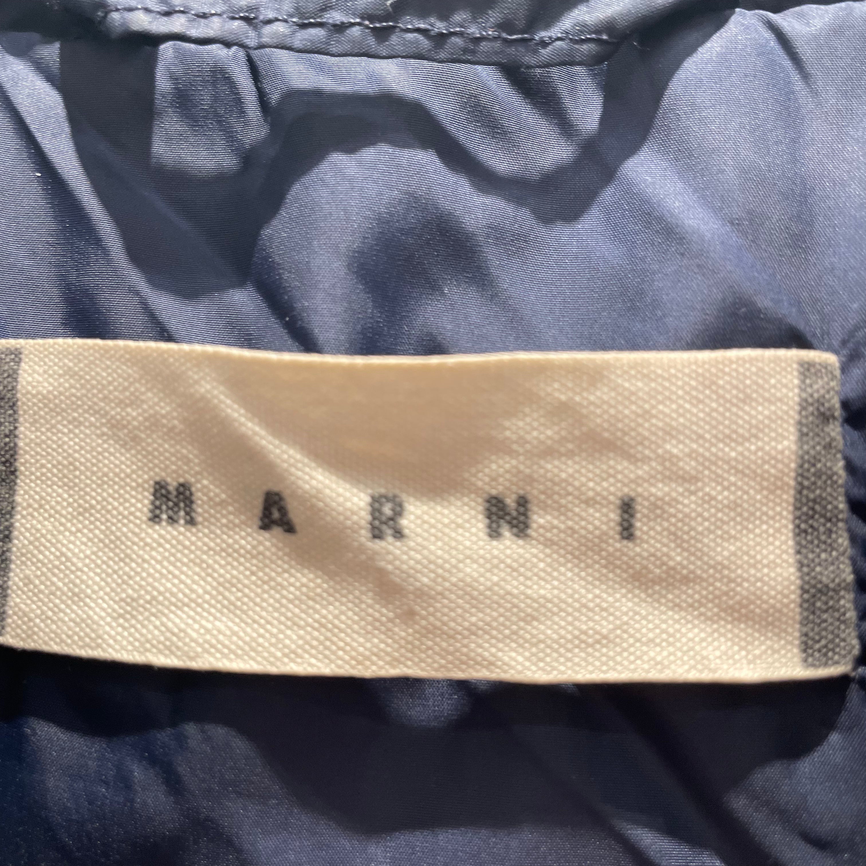 MARNI/Puffer Jkt/M/Nylon/NVY/ view 3