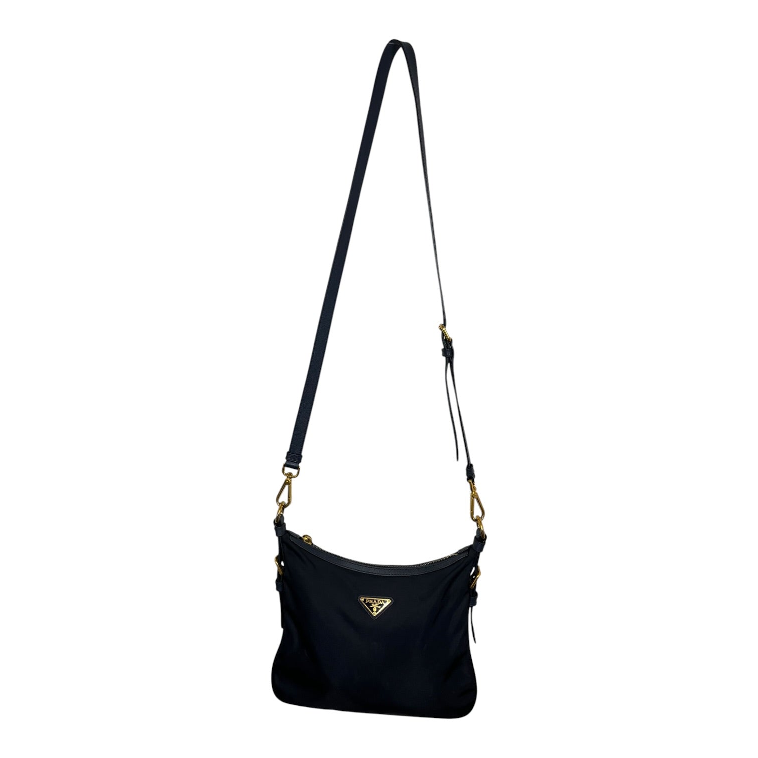 PRADA/Bag/Nylon/NVY/renylon shoulder view 1