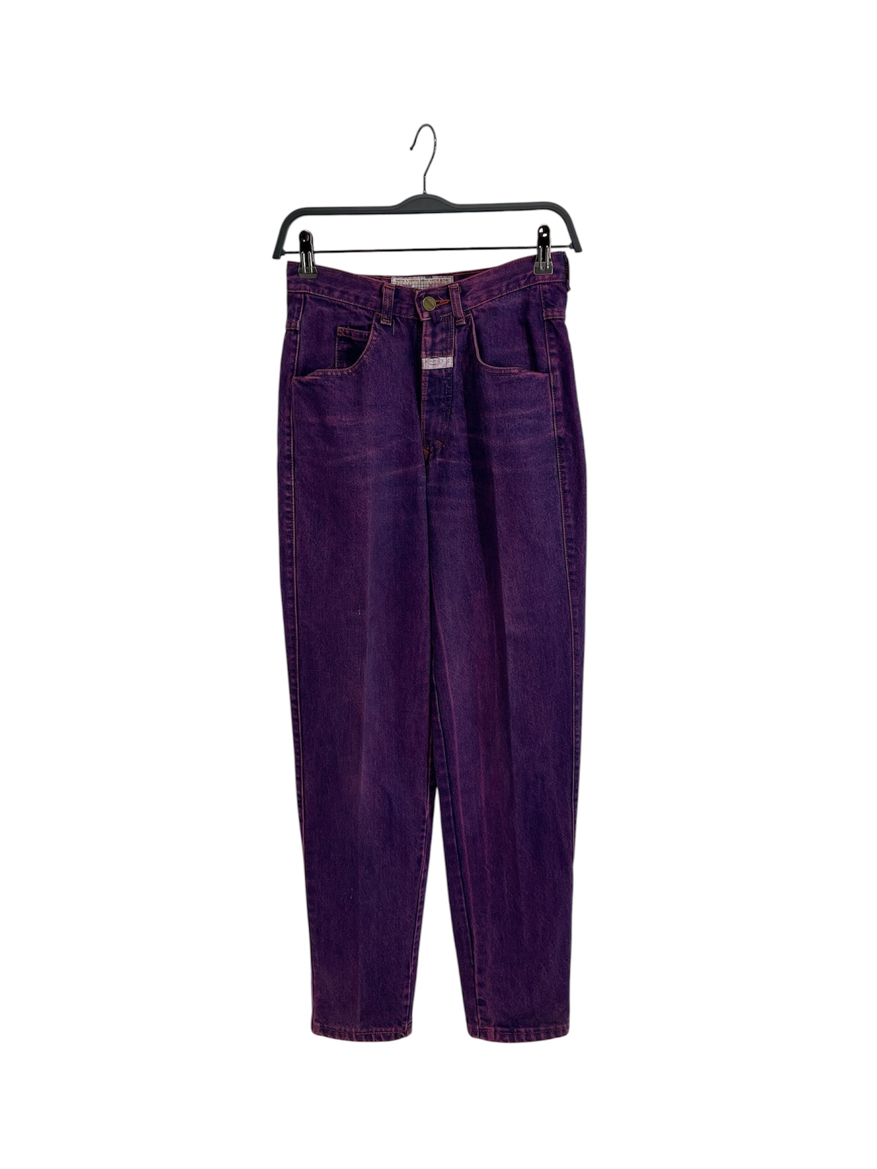 MARITHE FRANCOIS GIRBAUD/Straight Pants/7/Denim/PPL/VINTAGE FUSCHIA DENIM view 1