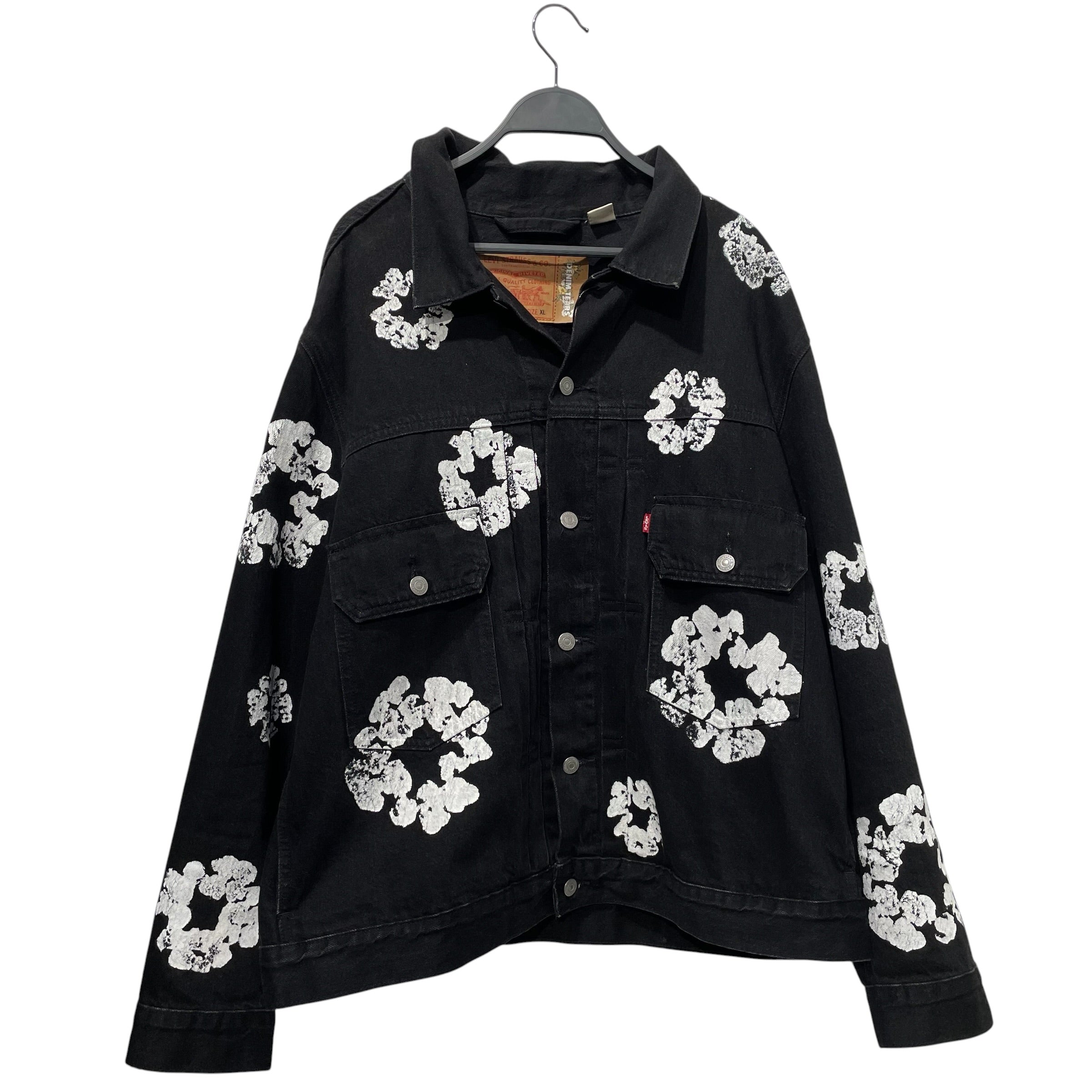 Levi's/Denim Jkt/XL/Cotton/BLK/Monogram/DENIM TEARS view 1