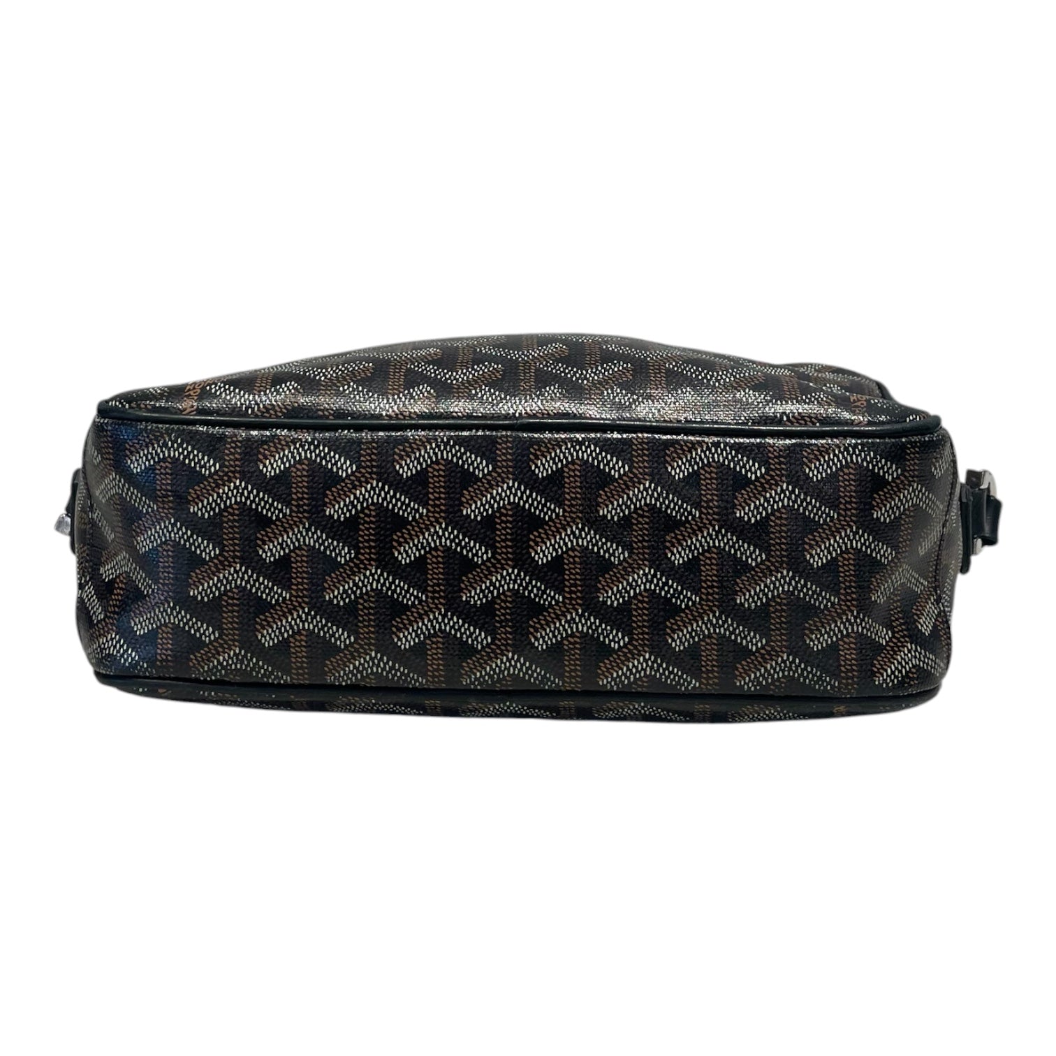 GOYARD/Cross Body Bag/Monogram/Leather/BLK/cap vert pm view 3