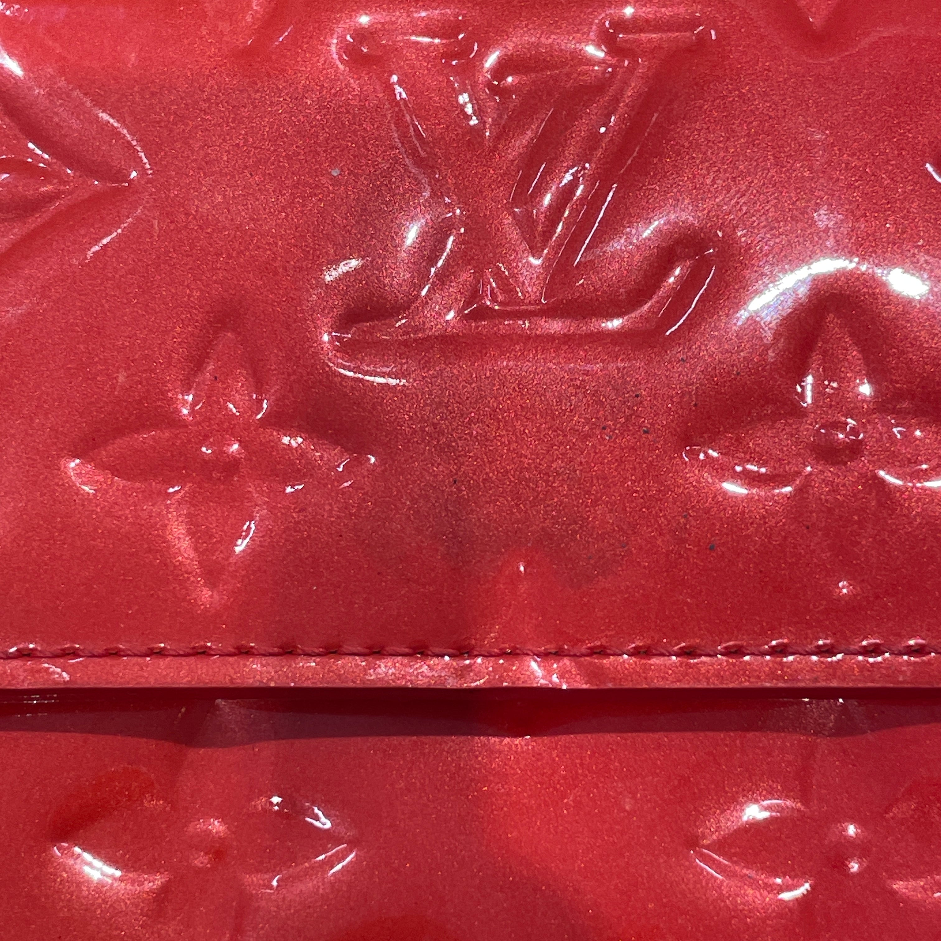 LOUIS VUITTON/Wallet/Monogram/Faux Leather/RED/PATENT LEATHER view 7