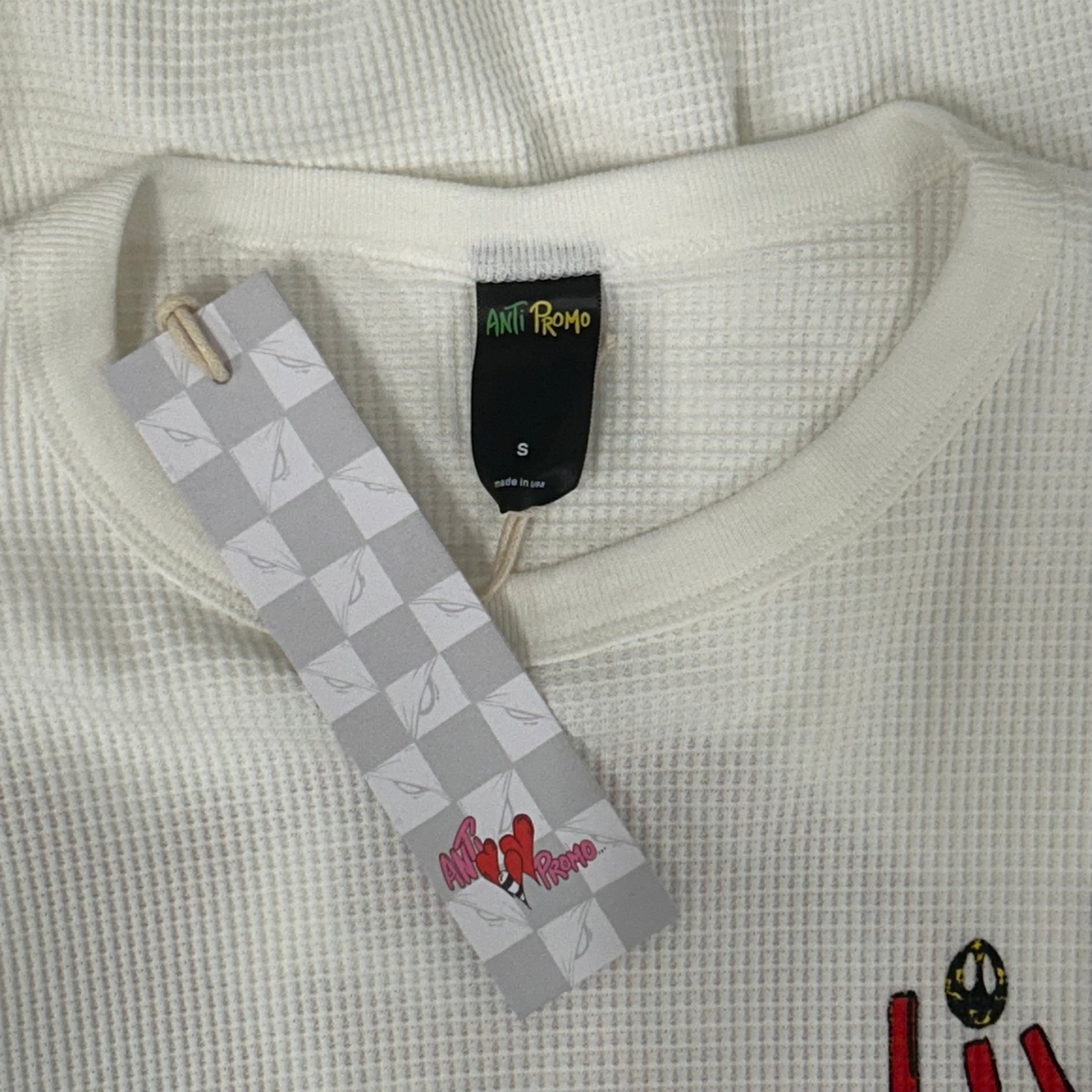 Anti Promo/LS T-Shirt/S/Cotton/WHT/Graphic/ view 3
