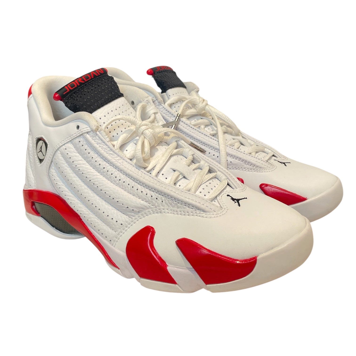air-J/Hi-Sneakers/US 9/Leather/WHT/RETRO 14 " CANDY CANE" view 1