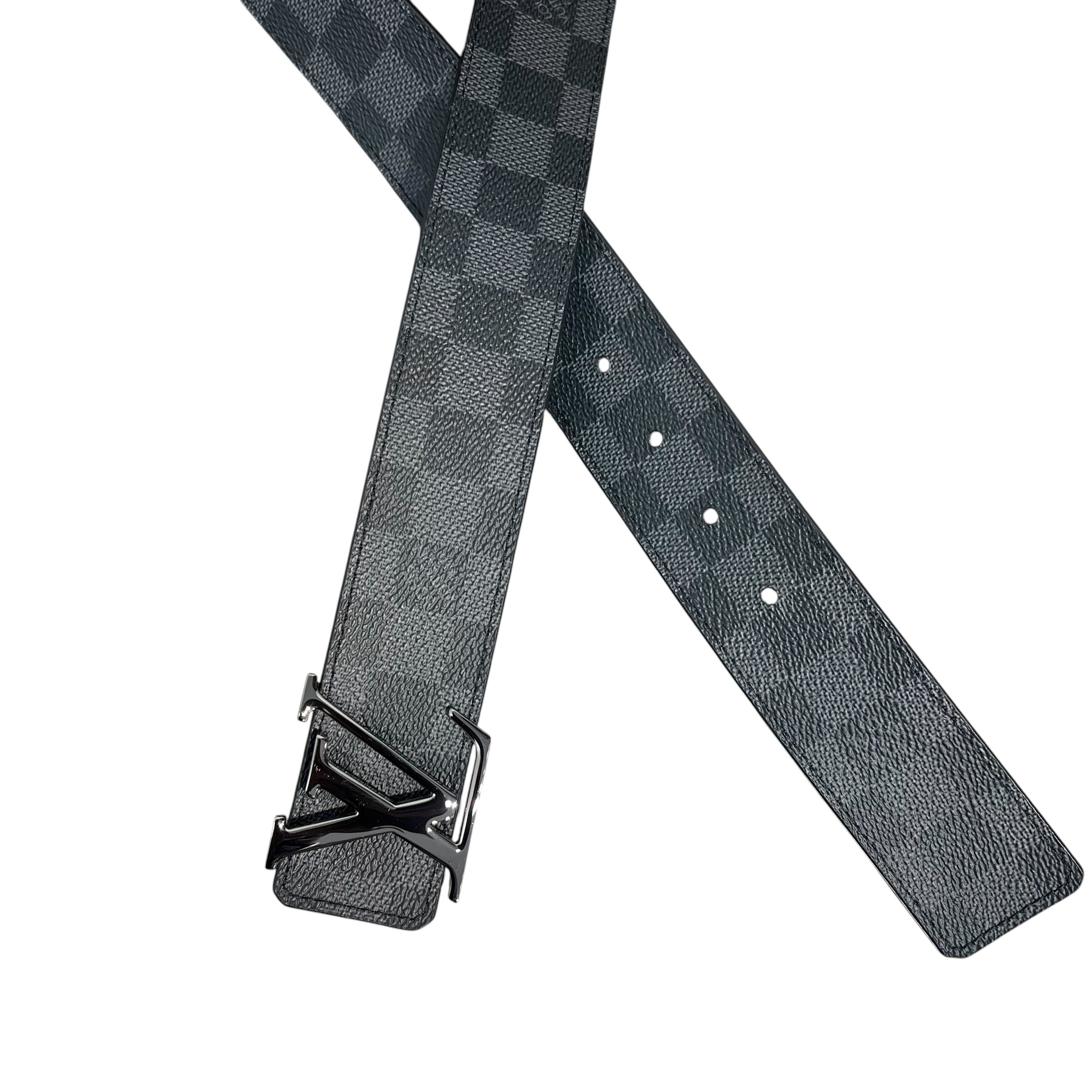 LOUIS VUITTON/Belt/Monogram/BLK/M's/DAIMER CHECK SIZE 32 view 2