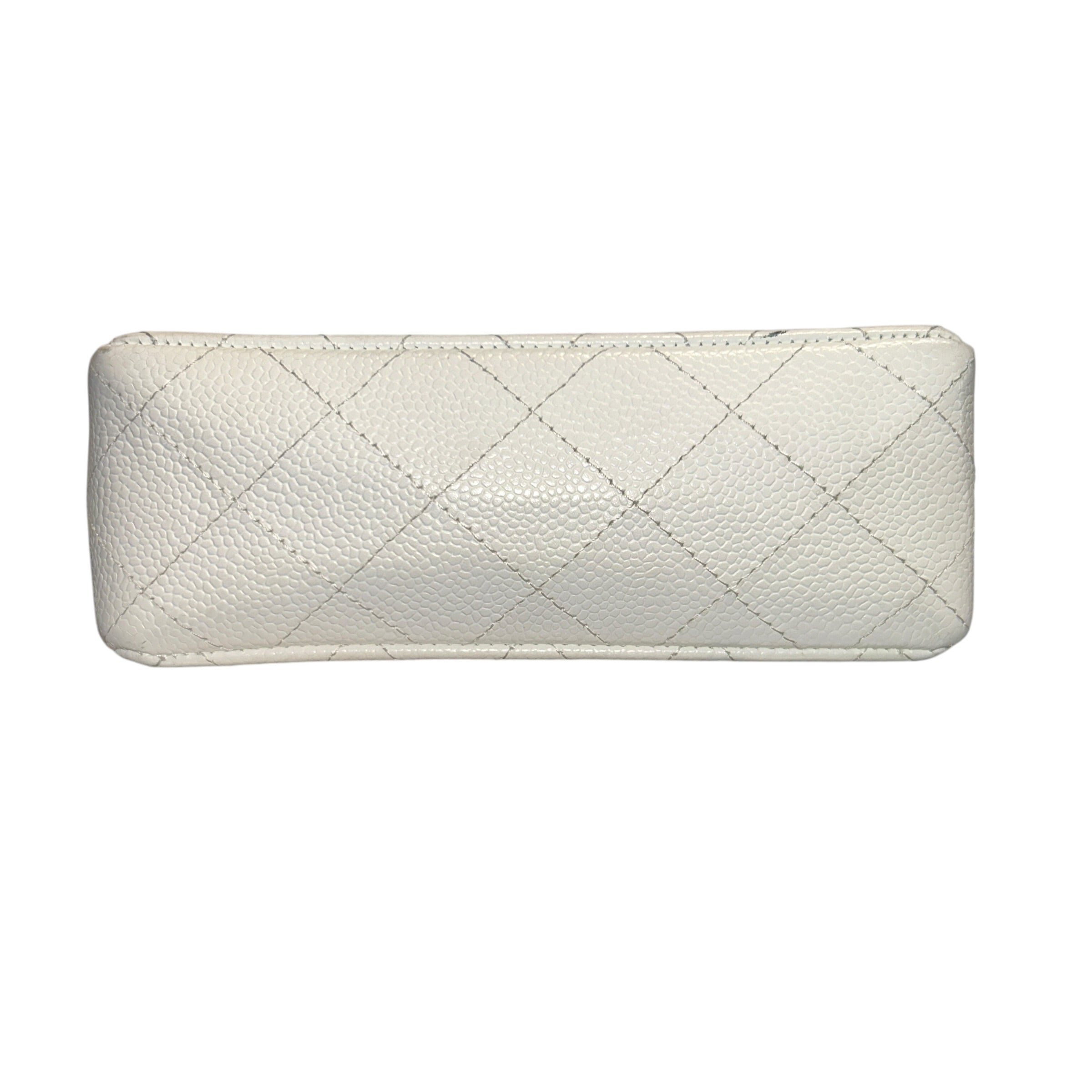 CHANEL/Bag/WHT/Mini Caviar Flap view 3