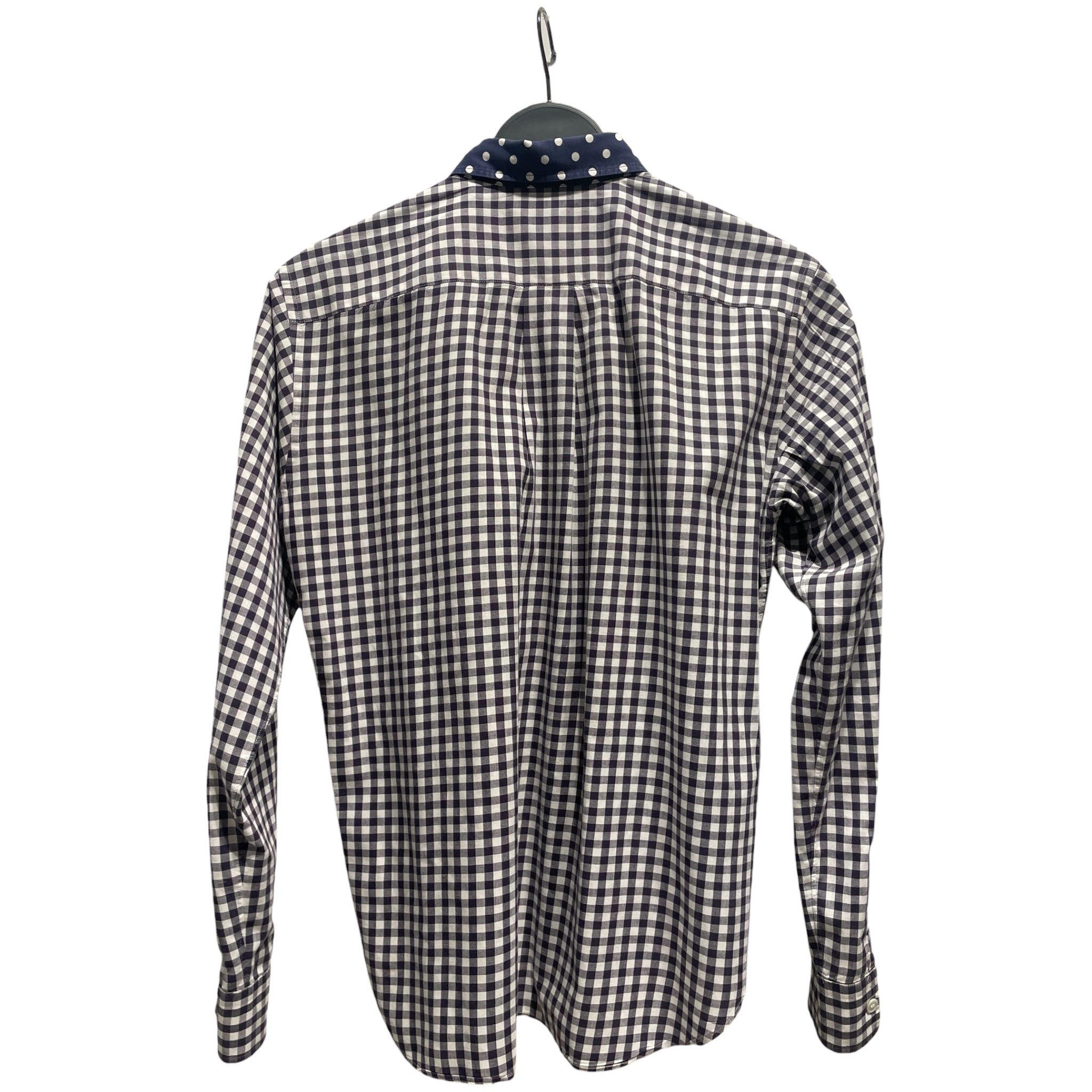 COMME des GARCONS HOMME DEUX/LS Shirt/XS/Cotton/NVY/All Over Print/ view 2