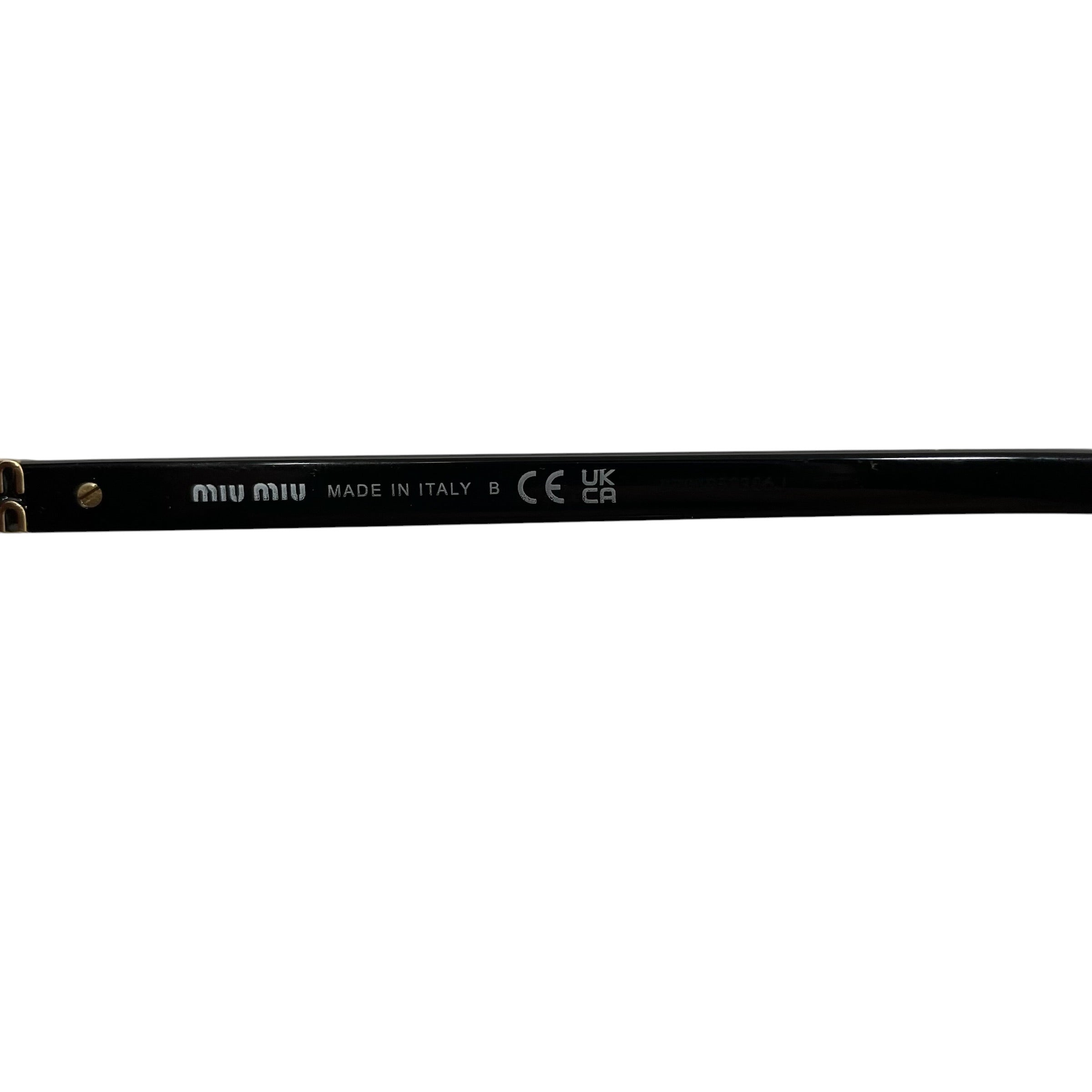 MIU MIU/Sunglasses/Titanium/BLK/M's/smu b10-u view 5