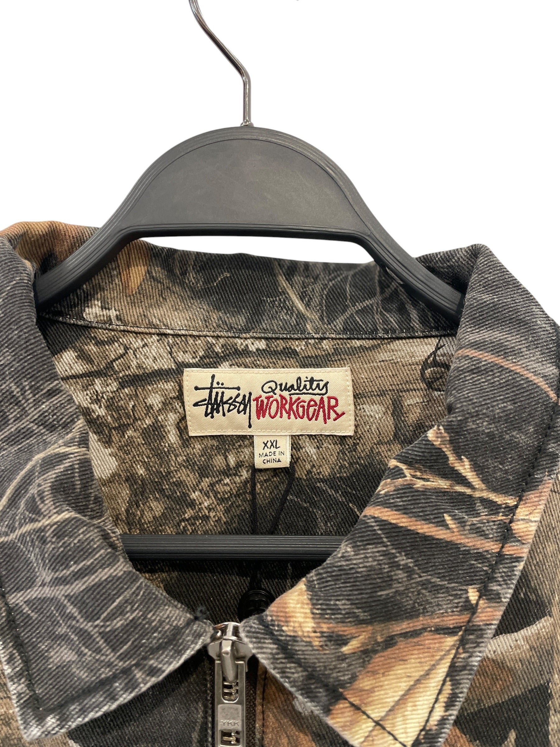 STUSSY/Jacket/XXL/Cotton/BRW/Camouflage/CAMO WORK JACKET view 3