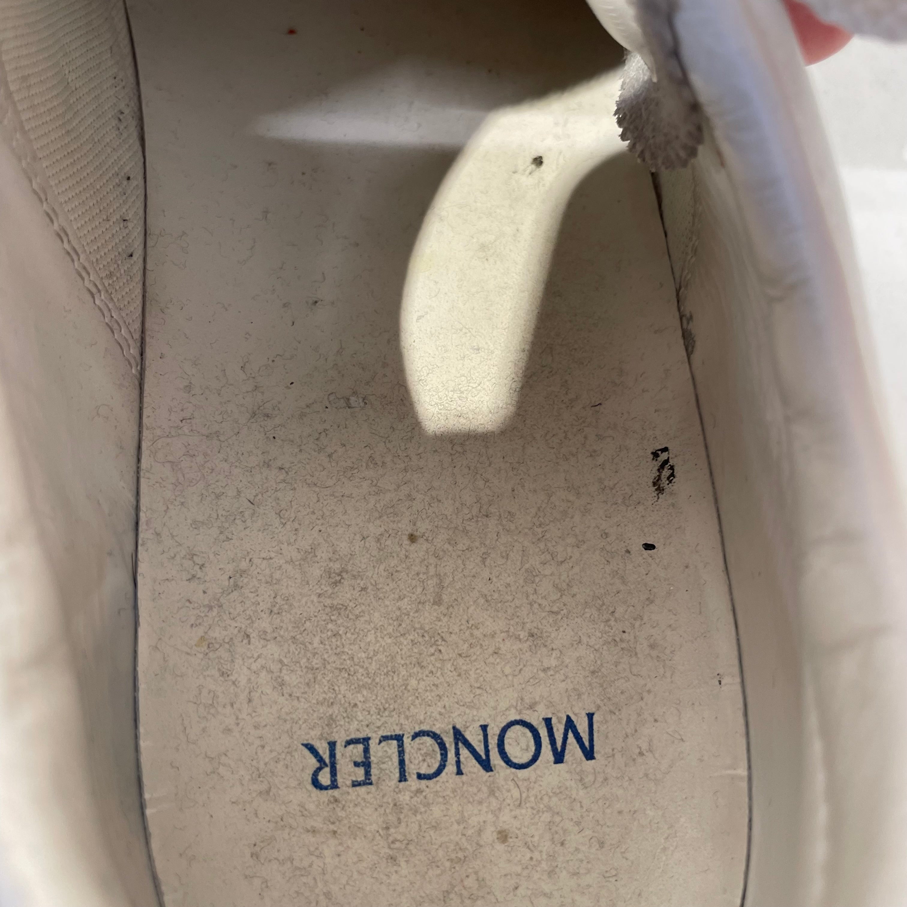 MONCLER/Low-Sneakers/EU 44/Leather/WHT/ view 4