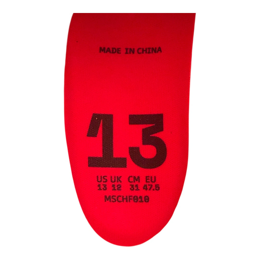MSCHF/Shoes/US 13/Polyester/RED/U-Tip/MSCHF big red boots view 3