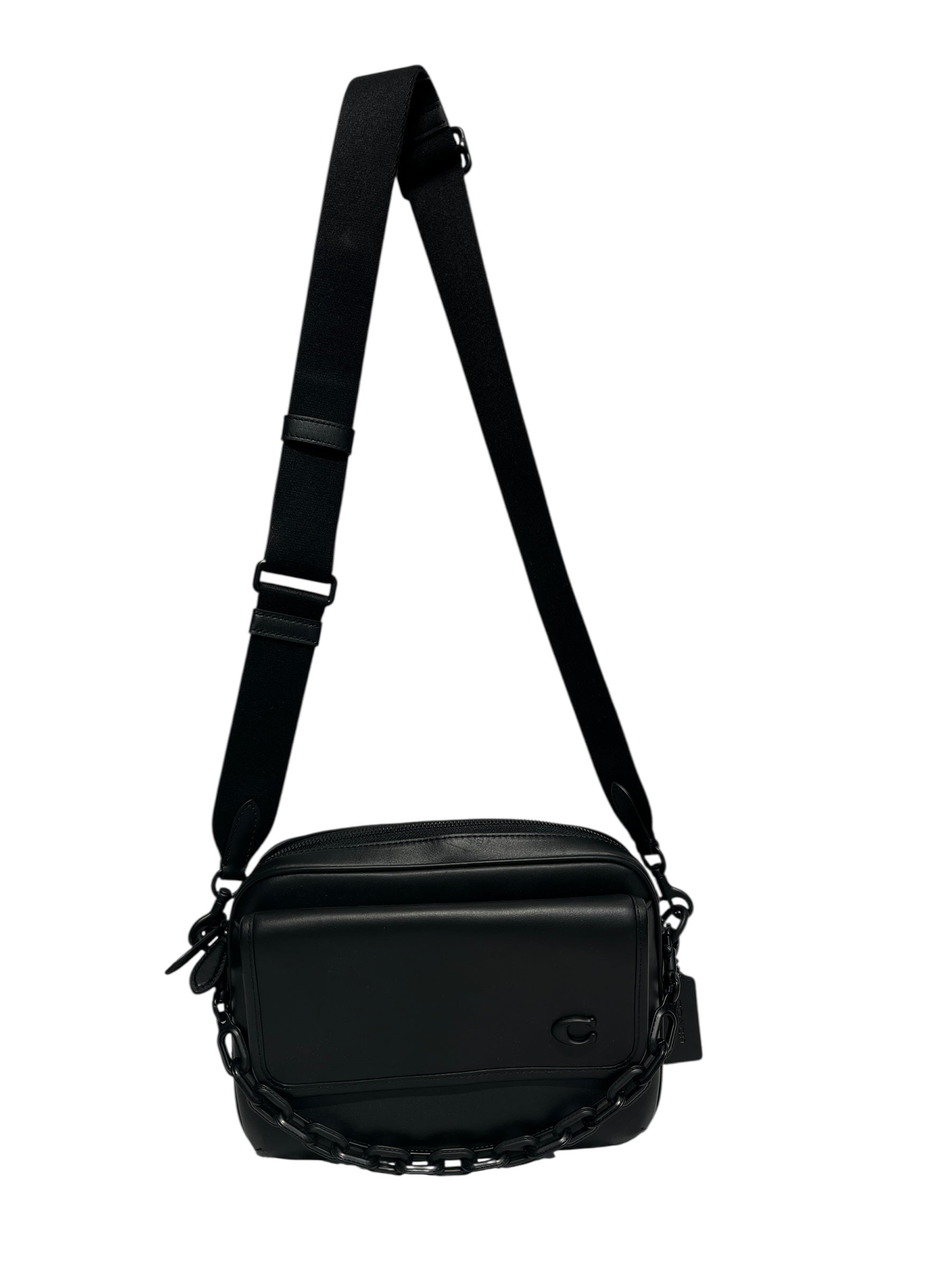 COACH/Cross Body Bag/Leather/BLK/ view 1