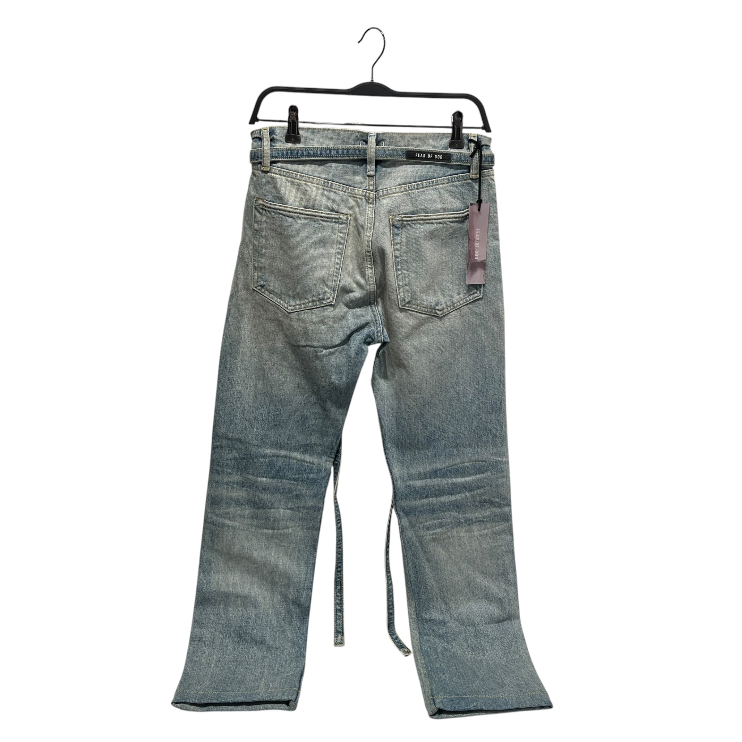 FEAR OF GOD/Straight Pants/29/Denim/BLU/SLIM DOUBLEKNEE BELTED LIGHT view 2