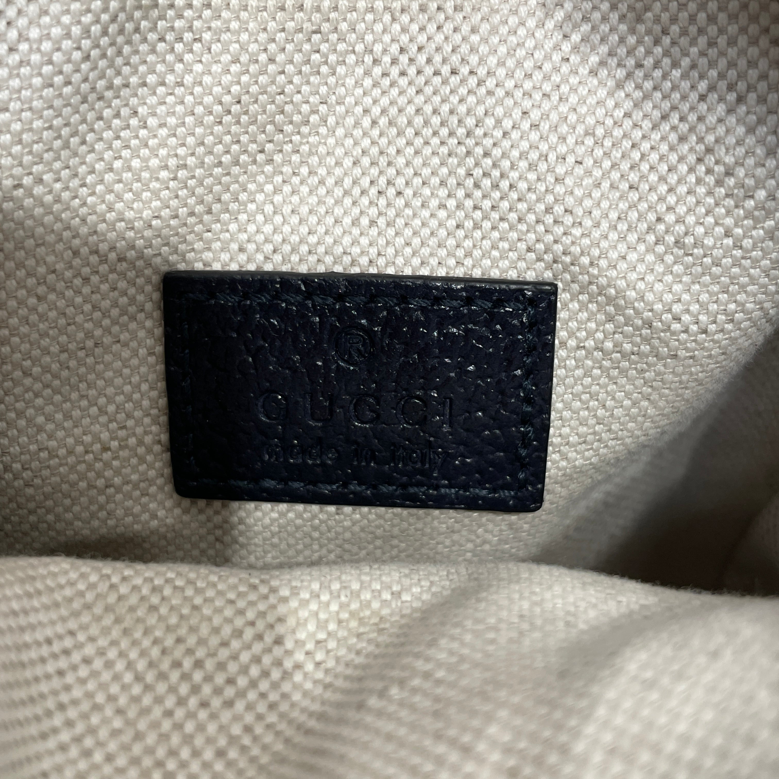 GUCCI/Bag/Monogram/NVY/GUCCI SUPREME Ophidia Mini view 4