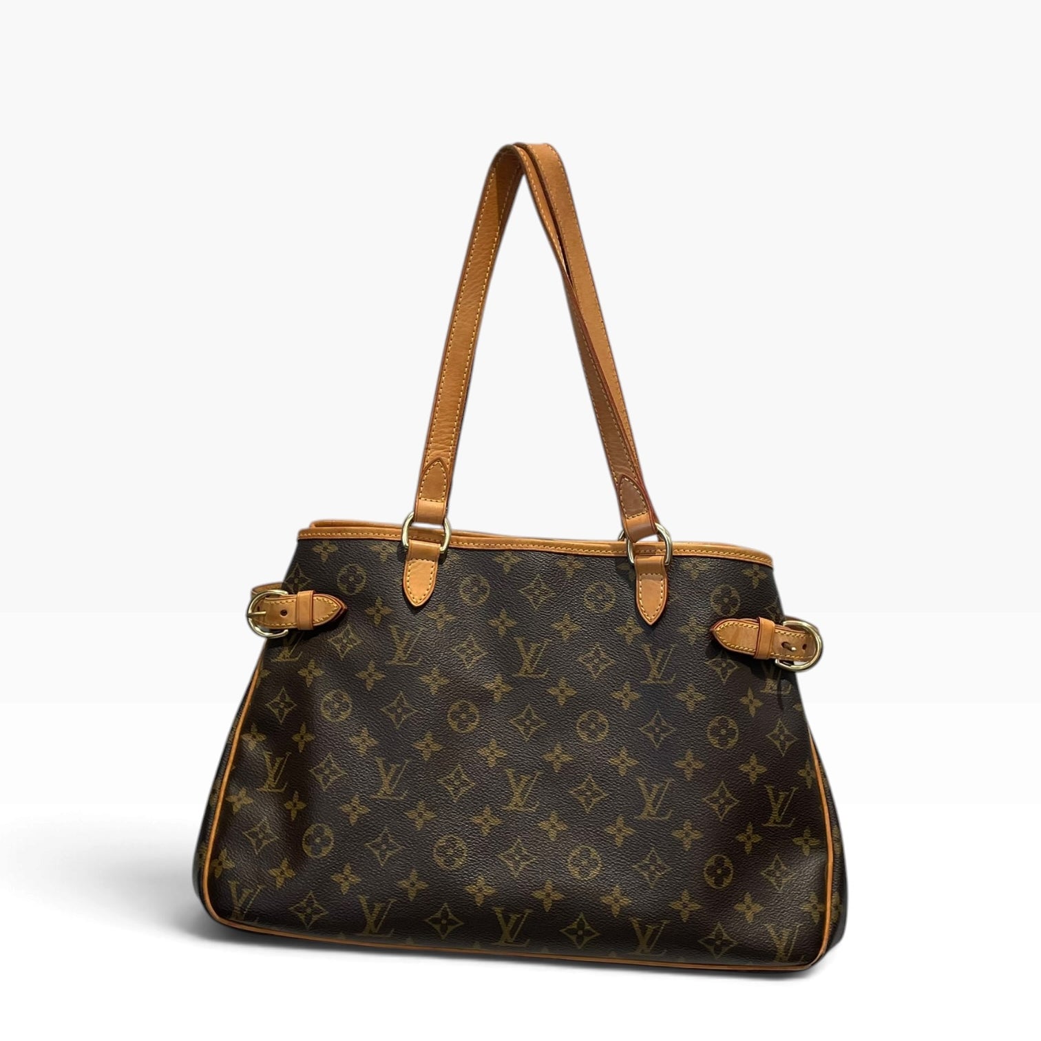 LOUIS VUITTON/Tote Bag/Leather/BRW/Batignolles Horizontal
