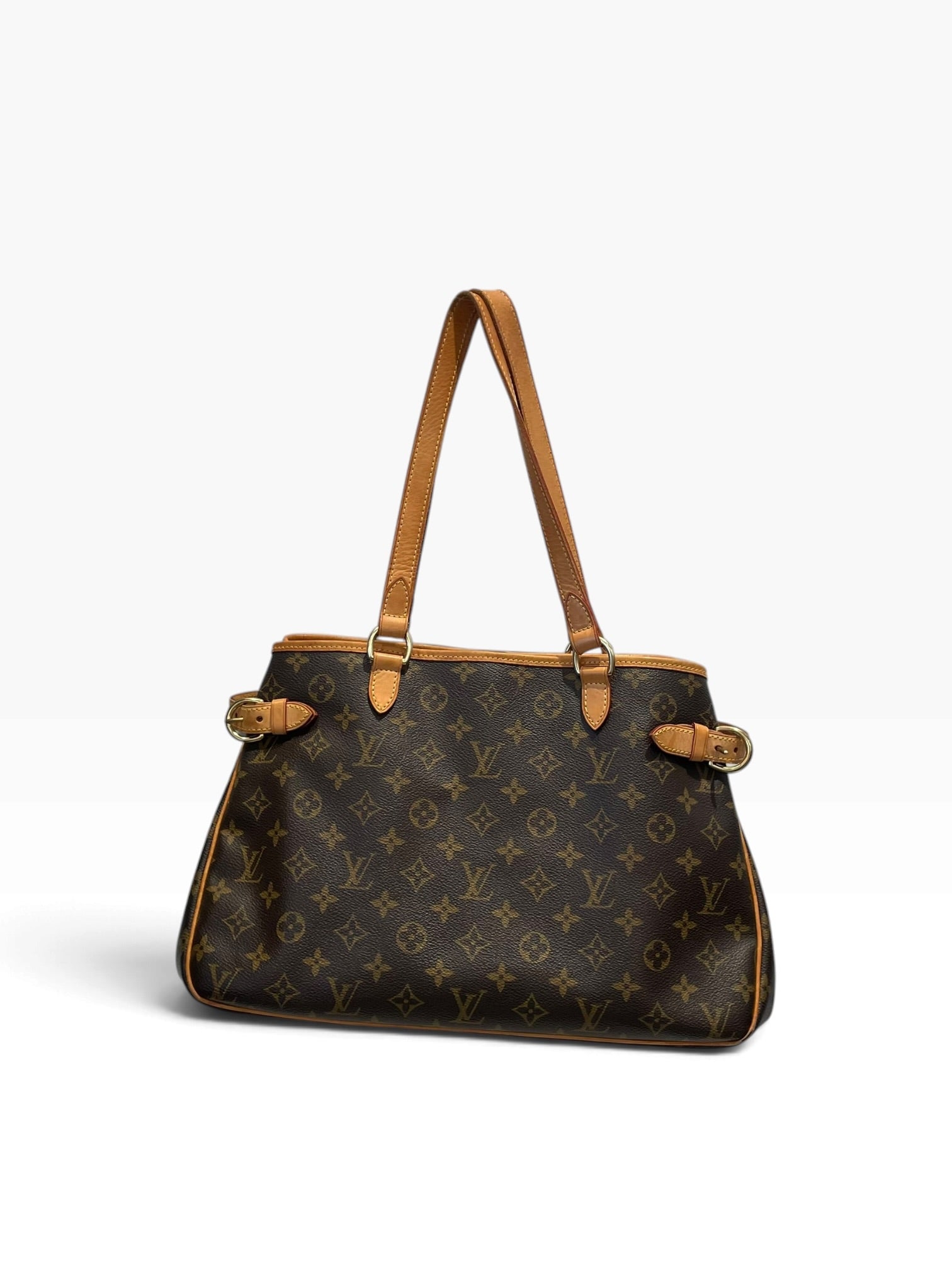 LOUIS VUITTON/Tote Bag/Leather/BRW/Batignolles Horizontal view 1