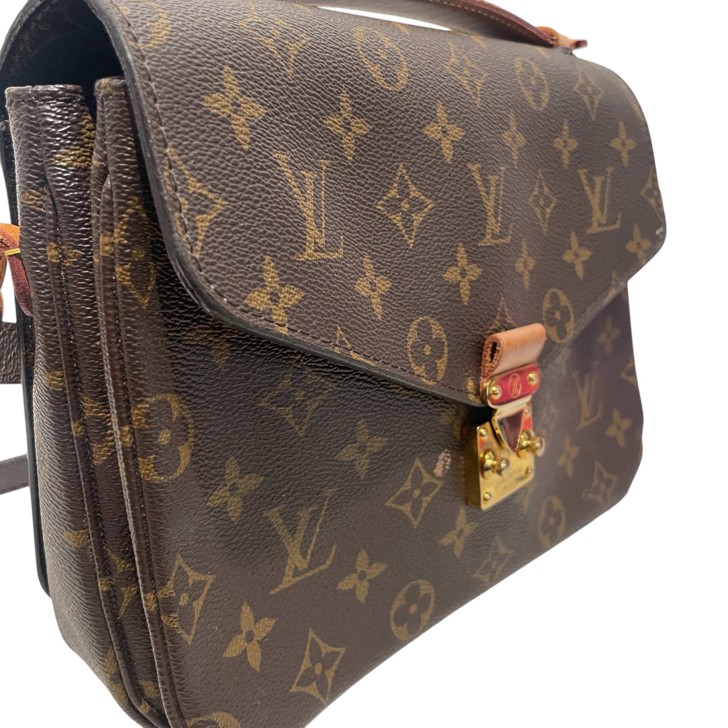 LOUIS VUITTON/Cross Body Bag/Monogram/Leather/BRW/Pochette Metis Monogram view 6