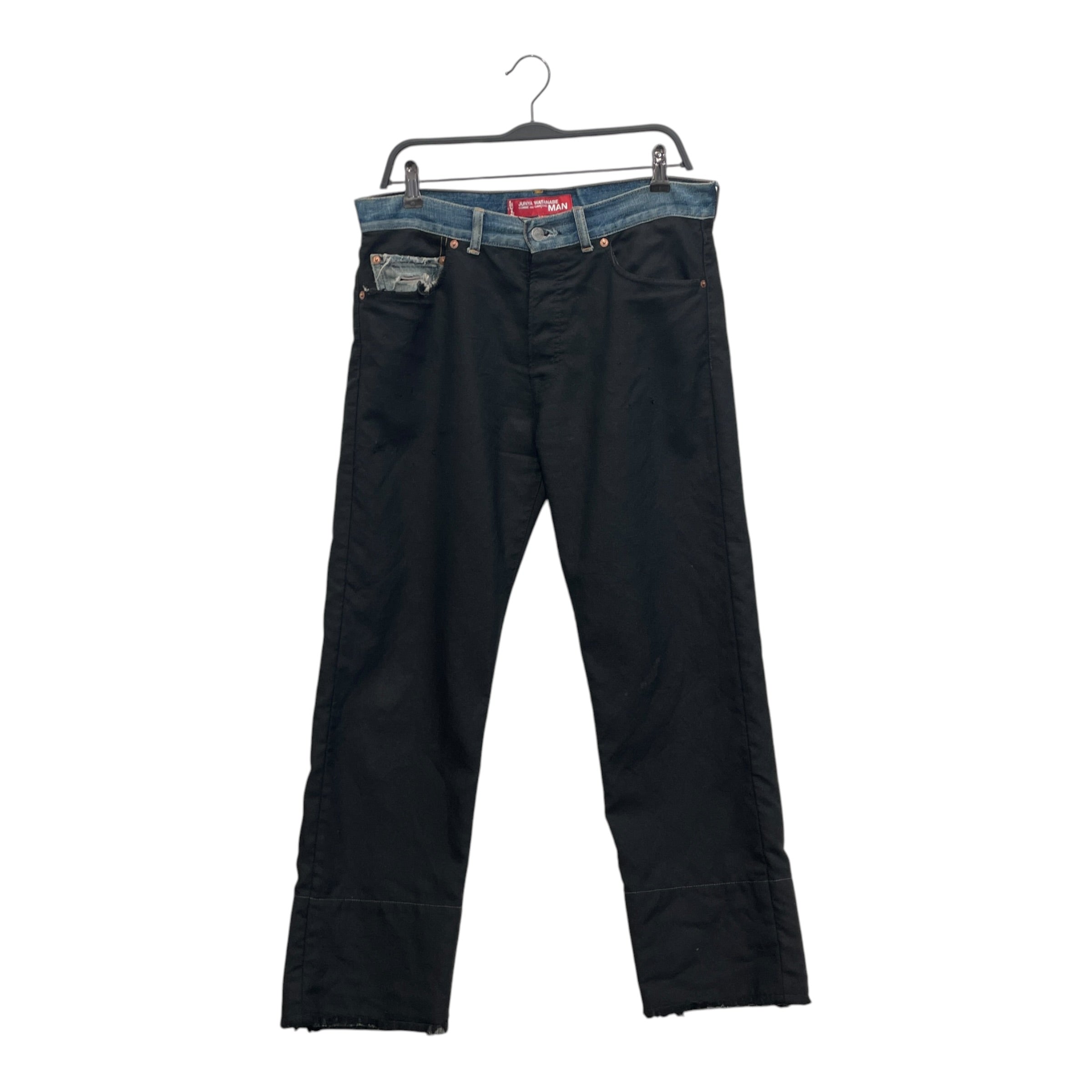 JUNYA WATANABE COMME des GARCONS/Levi's/Pants/M/Cotton/BLK/Plaid/PLAID IN CHINO/DEN view 1