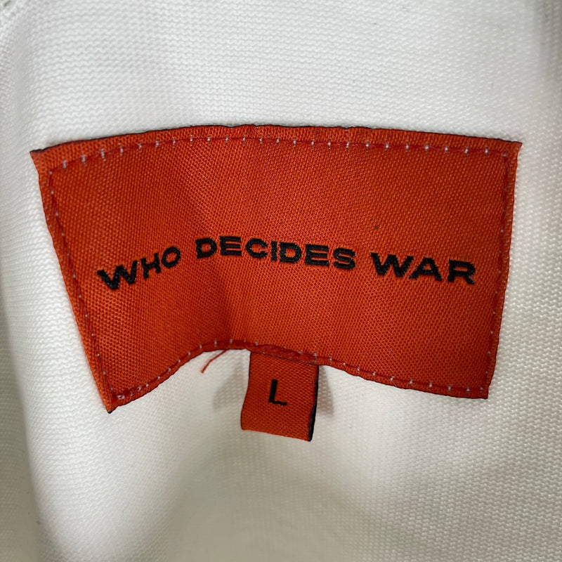 WHO DECIDES WAR/LS T-Shirt/L/Cotton/MLT/CRM DOUBLE LAYER LS TOP