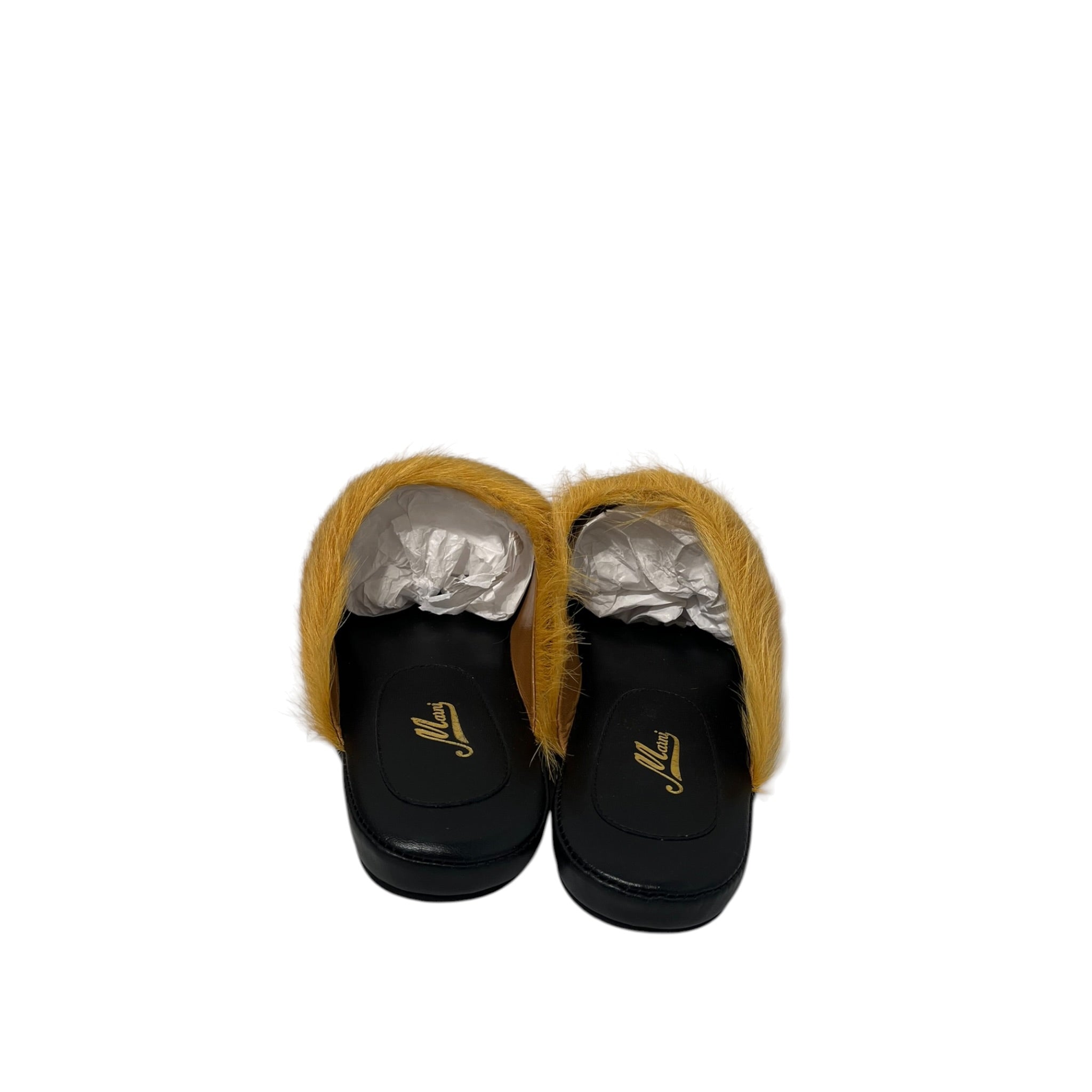 MARNI/Shoes/EU 42/Fur/ORN/FLAT MULES PONY FUR OPENBACK view 5