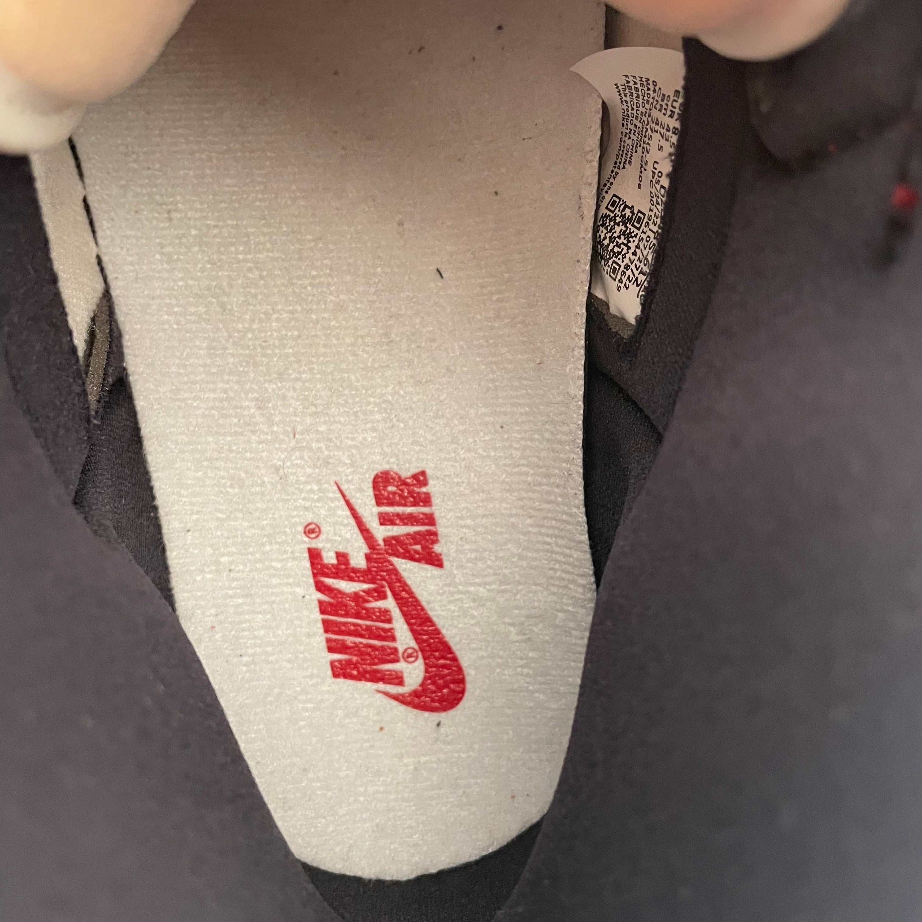 NIKE/Hi-Sneakers/US 9.5/Leather/RED/Jordan 1 Lost and Found view 3