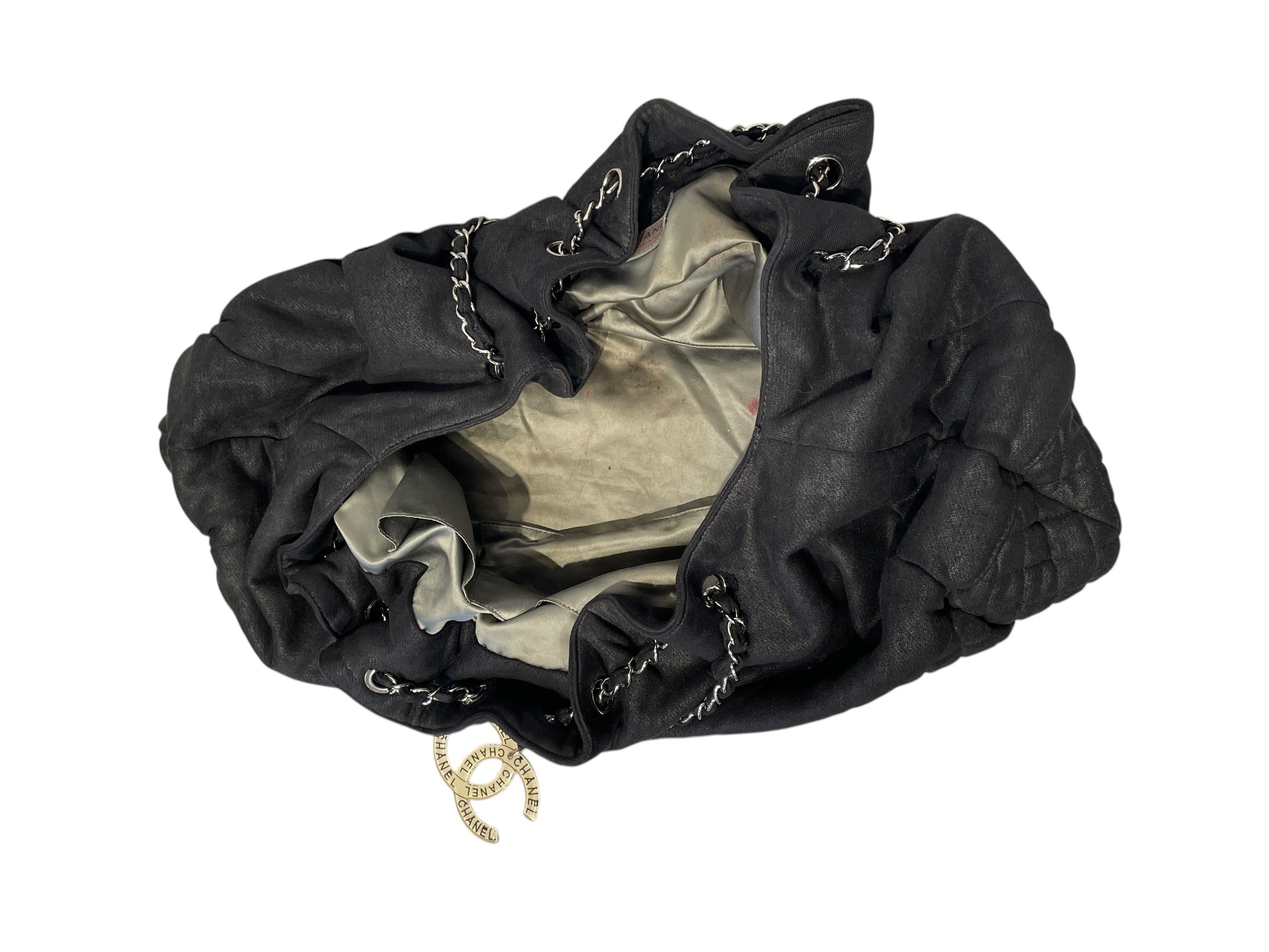 CHANEL/Tote Bag/Cotton/BLK/2008 CRUISE BAG view 10