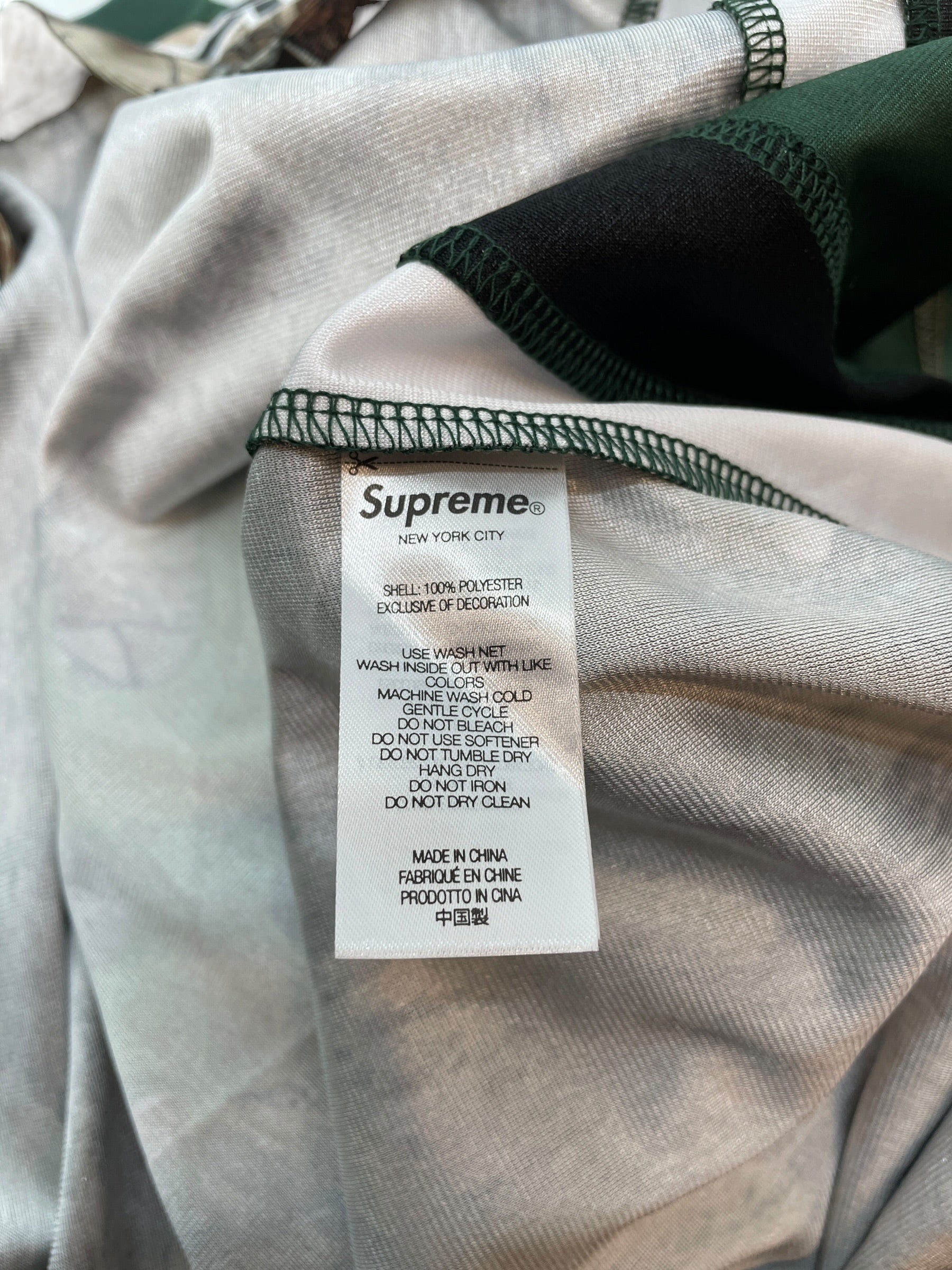 Supreme/T-Shirt/XL/Polyester/KHK/Camouflage/REAL TREE JERSEY view 7