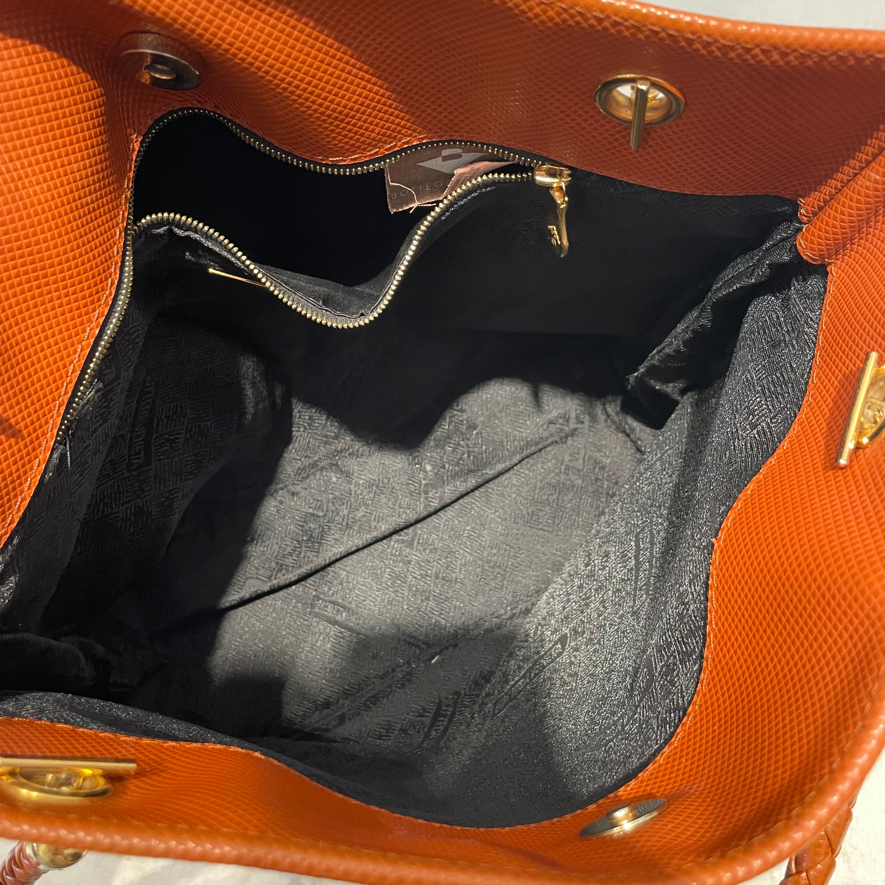 BOTTEGA VENETA/Tote Bag/Leather/BLK/MARCO POLO BUCKET view 4