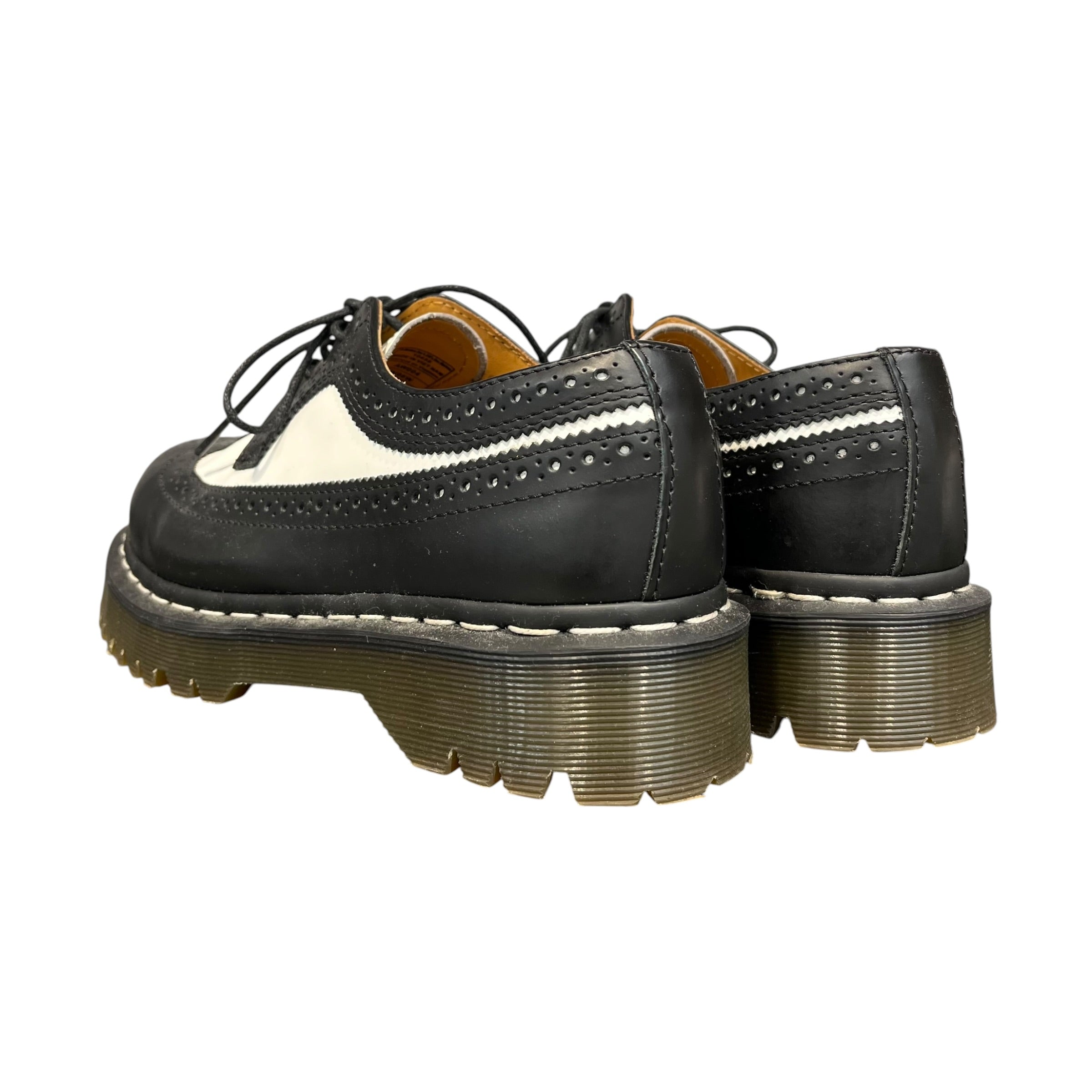 Dr.Martens/Dress Shoes/US 7/Border/Leather/BLK/ view 2