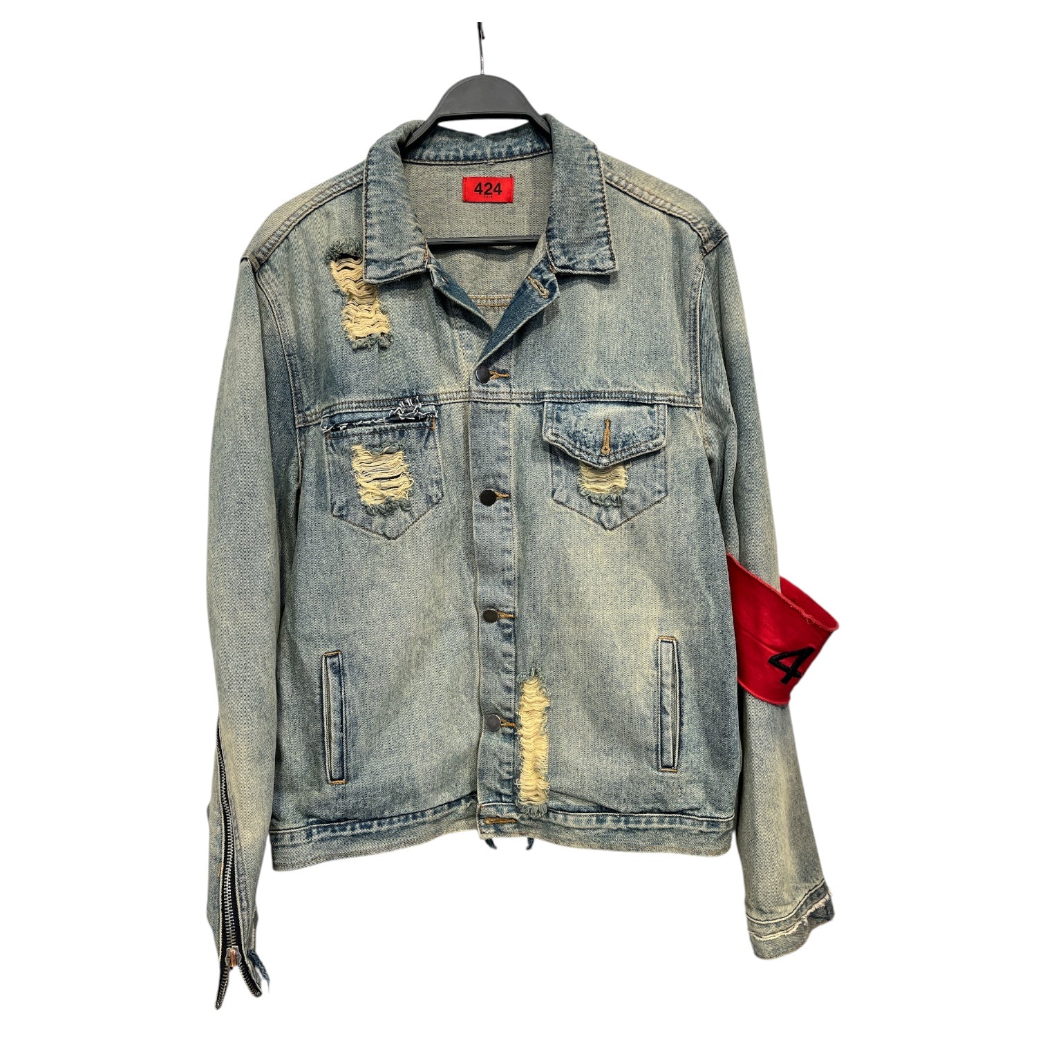 424(FourTwoFour)/Denim Jkt/XL/Denim/BLU/424 armband view 1