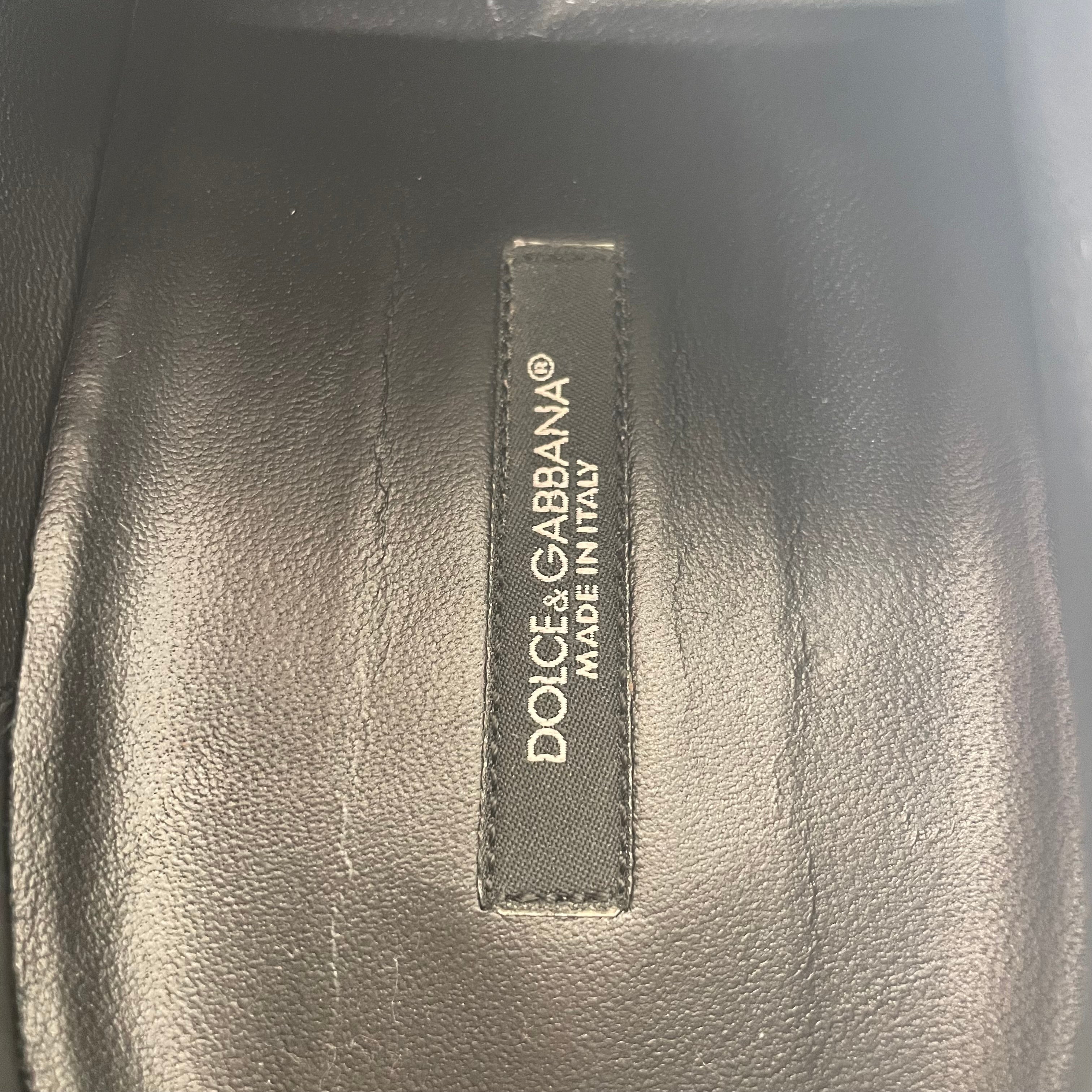 DOLCE&GABBANA/Low-Sneakers/US 9/Cotton/BLK/ view 4