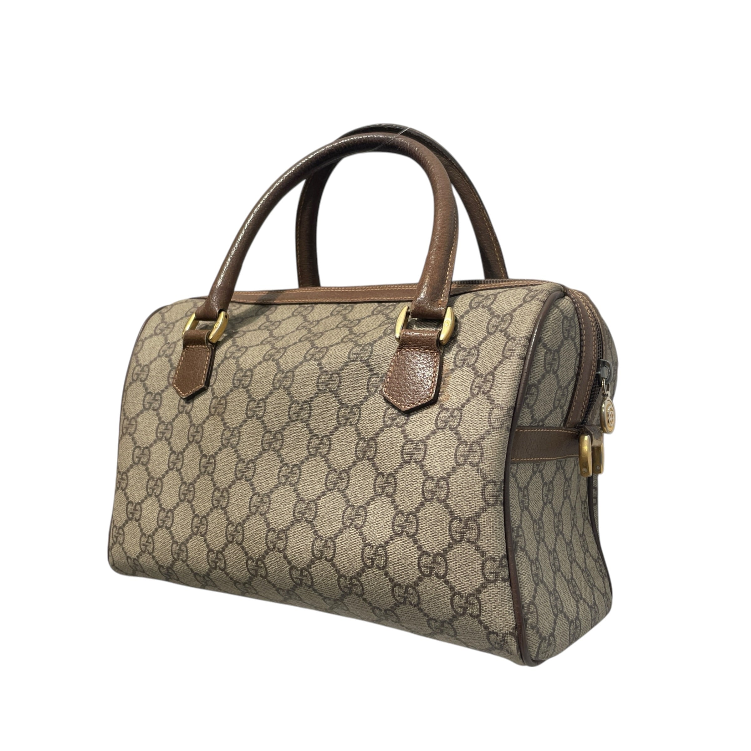 GUCCI/Boston Bag/Monogram/Leather/CML/GG Supreme 2 Way Bag view 4